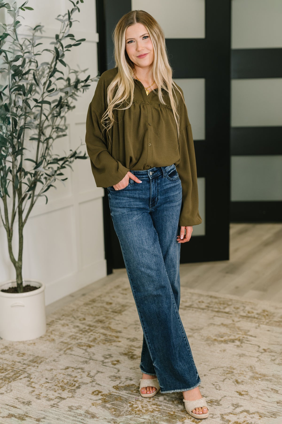 She's Got A Way Button Down Blouse - 9/5/2025