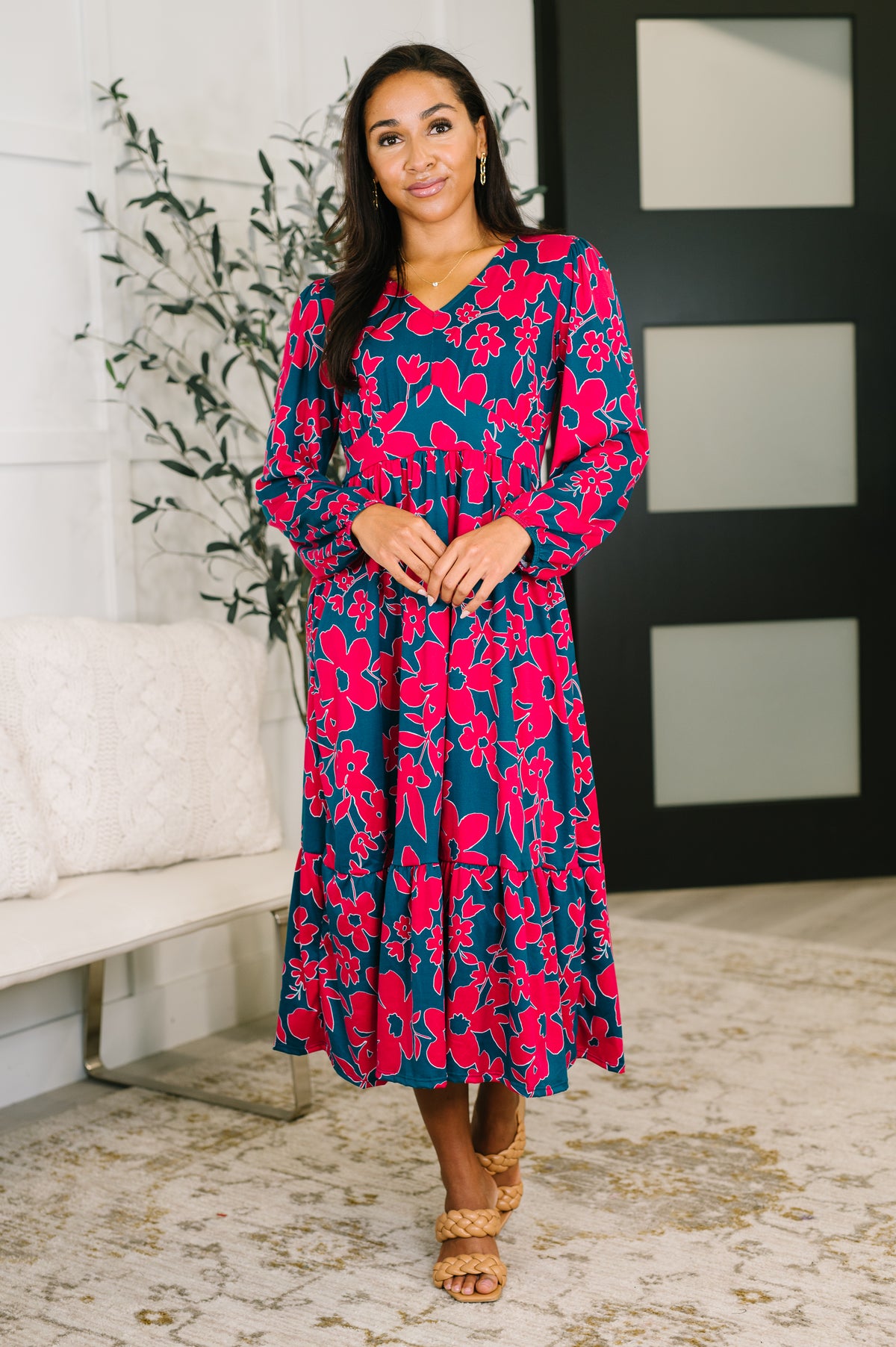 She's Just the Girl for Me V-Neck Dress - 1/2/2026