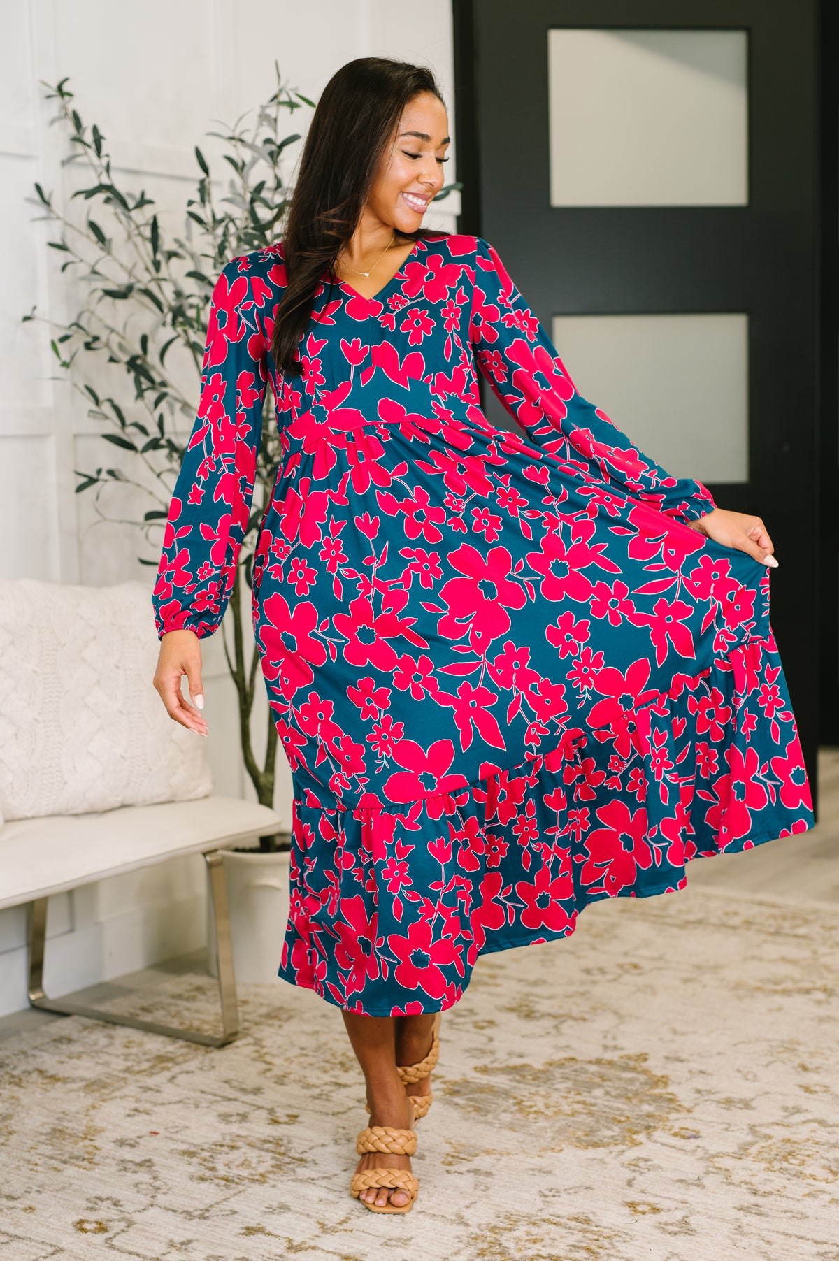 She's Just the Girl for Me V-Neck Dress - 1/2/2026