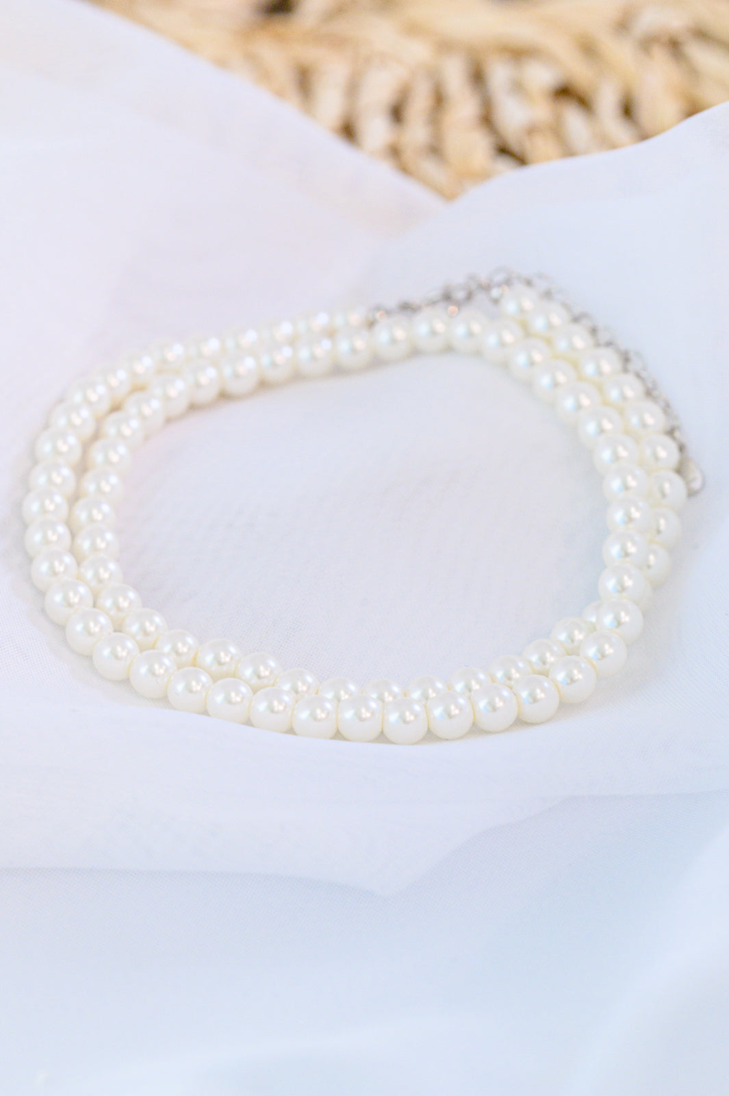 She's So Audrey Sterling Silver & Faux Pearl Necklace - 5/8/2023