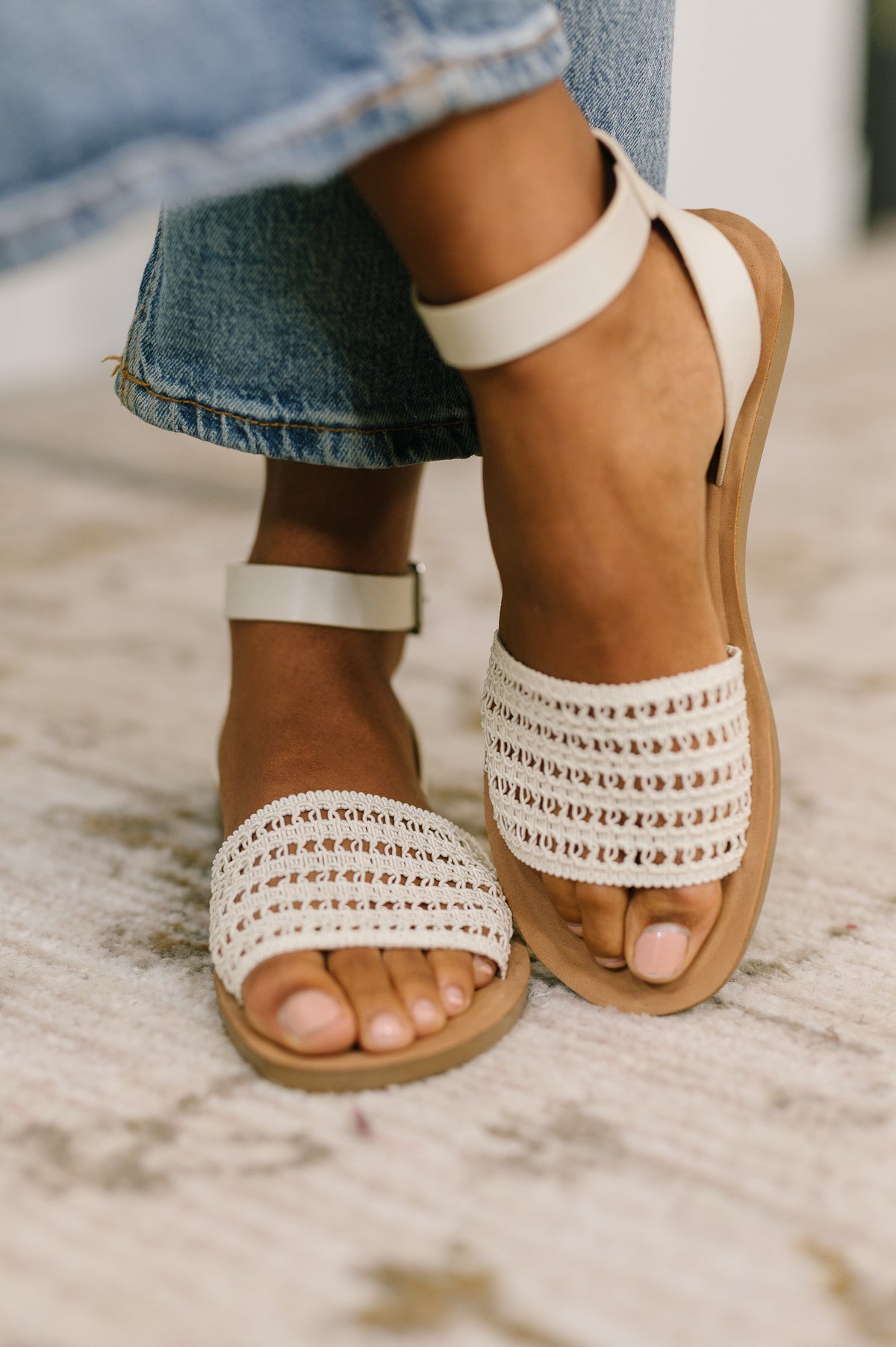 Sibley Sandal in Bone - 2/24/2026