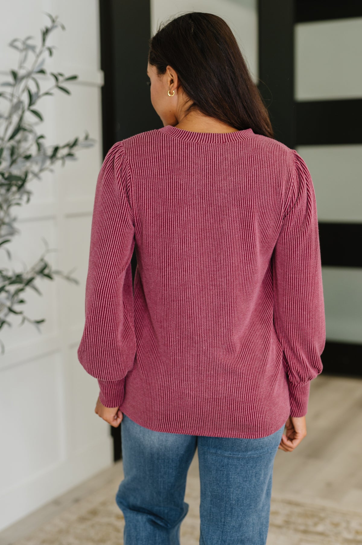 Simply Styled Balloon Sleeve Knit Top - 9/12/2025