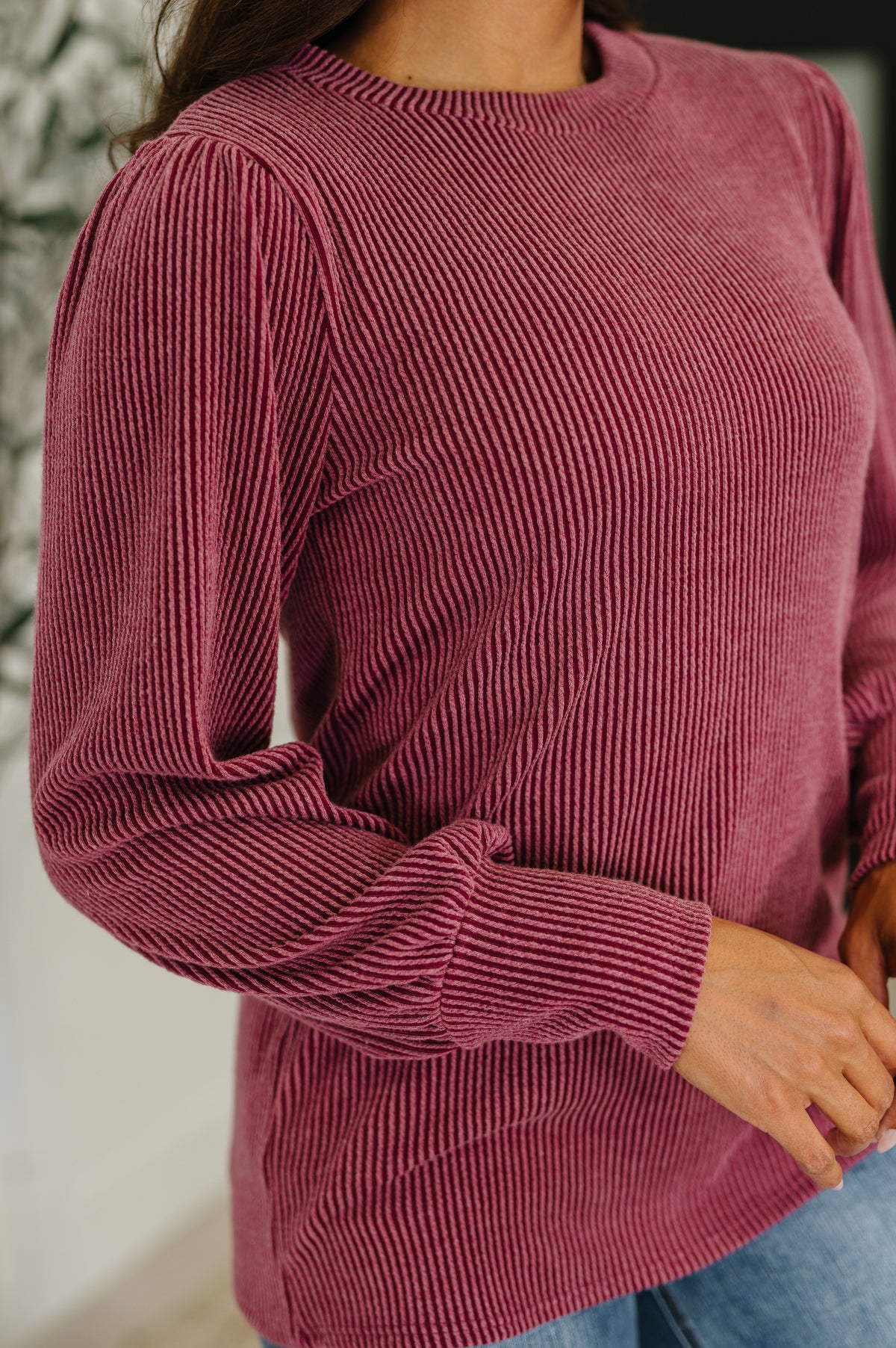Simply Styled Balloon Sleeve Knit Top - 9/12/2025