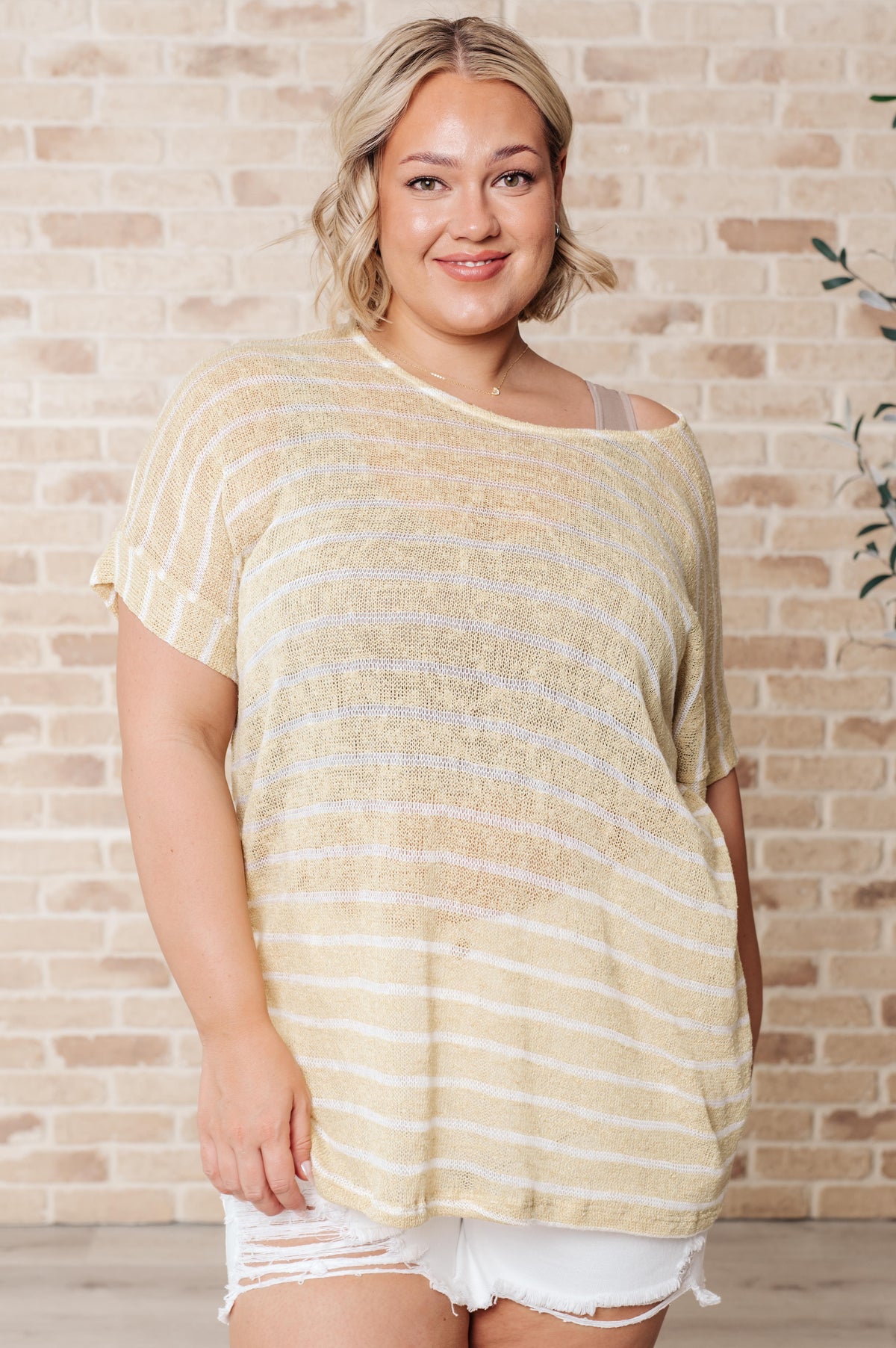 Simply Sweet Striped Top - 6/28/2024