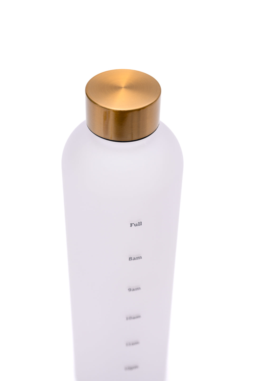 Sippin' Pretty 32 oz Translucent Water Bottle in White & Gold  - 10/23/2026