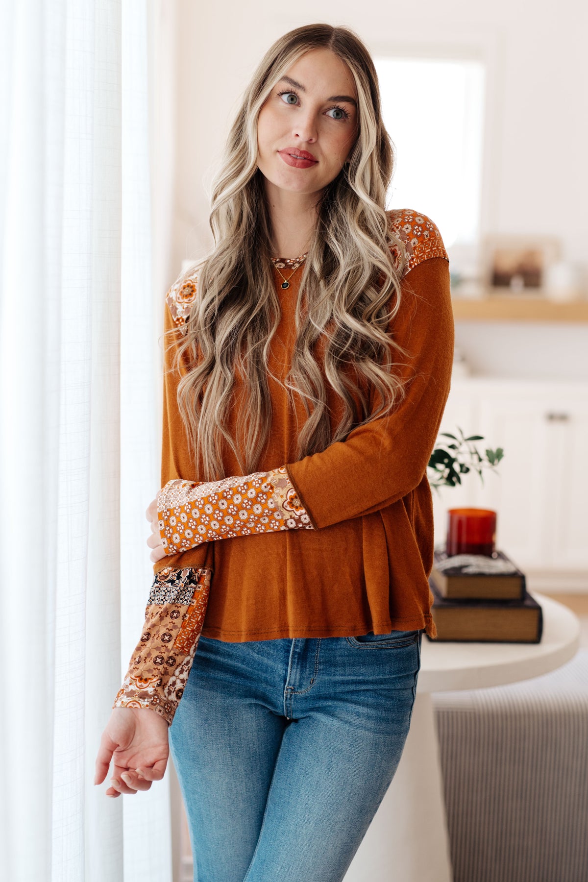 Sipping Iced Tea Mixed Print Hoodie - 10/18/2024