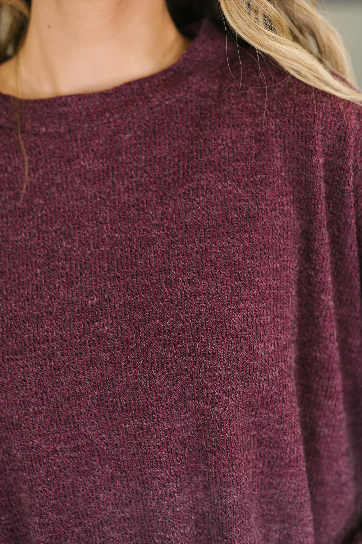 Ski Loft Relaxed Pullover in Merlot - 11/10/2026