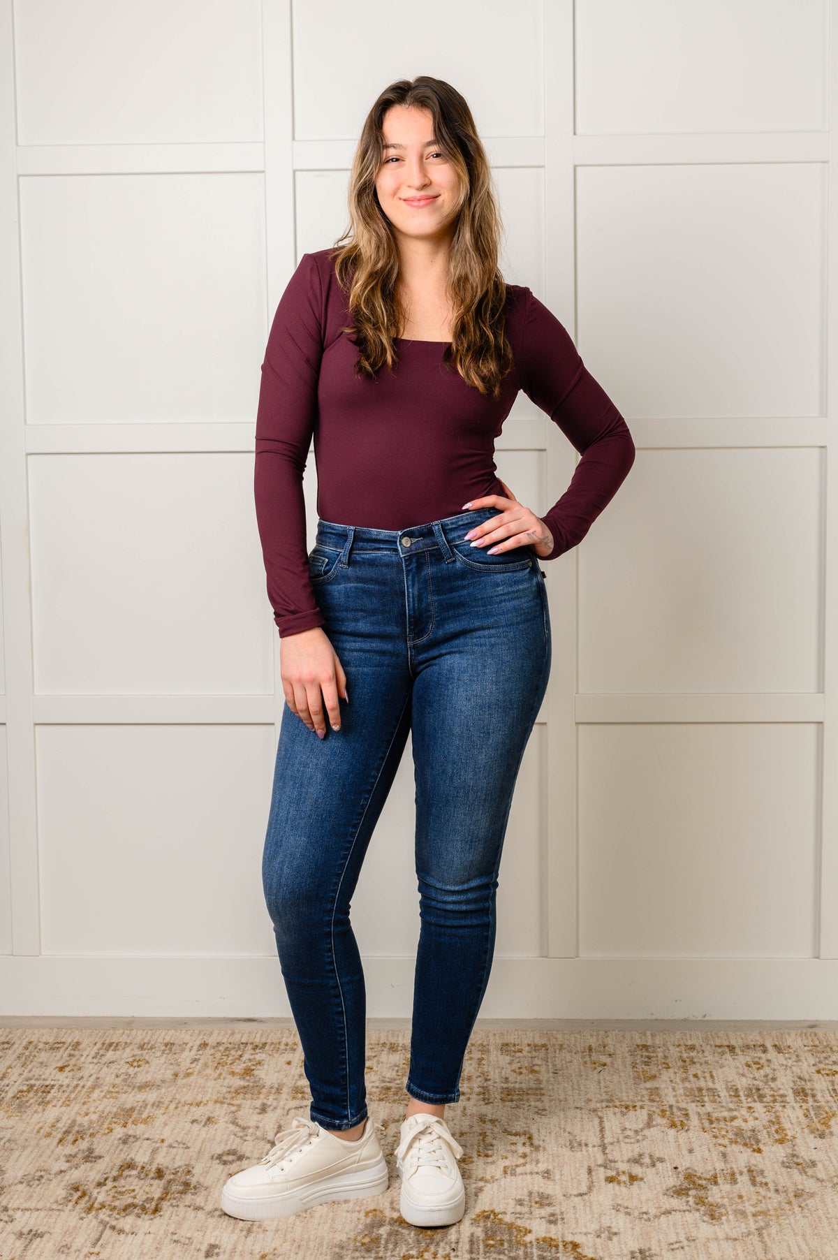 Skylar Mid Rise Thermal Vintage Skinny Jean - 12/31/2024