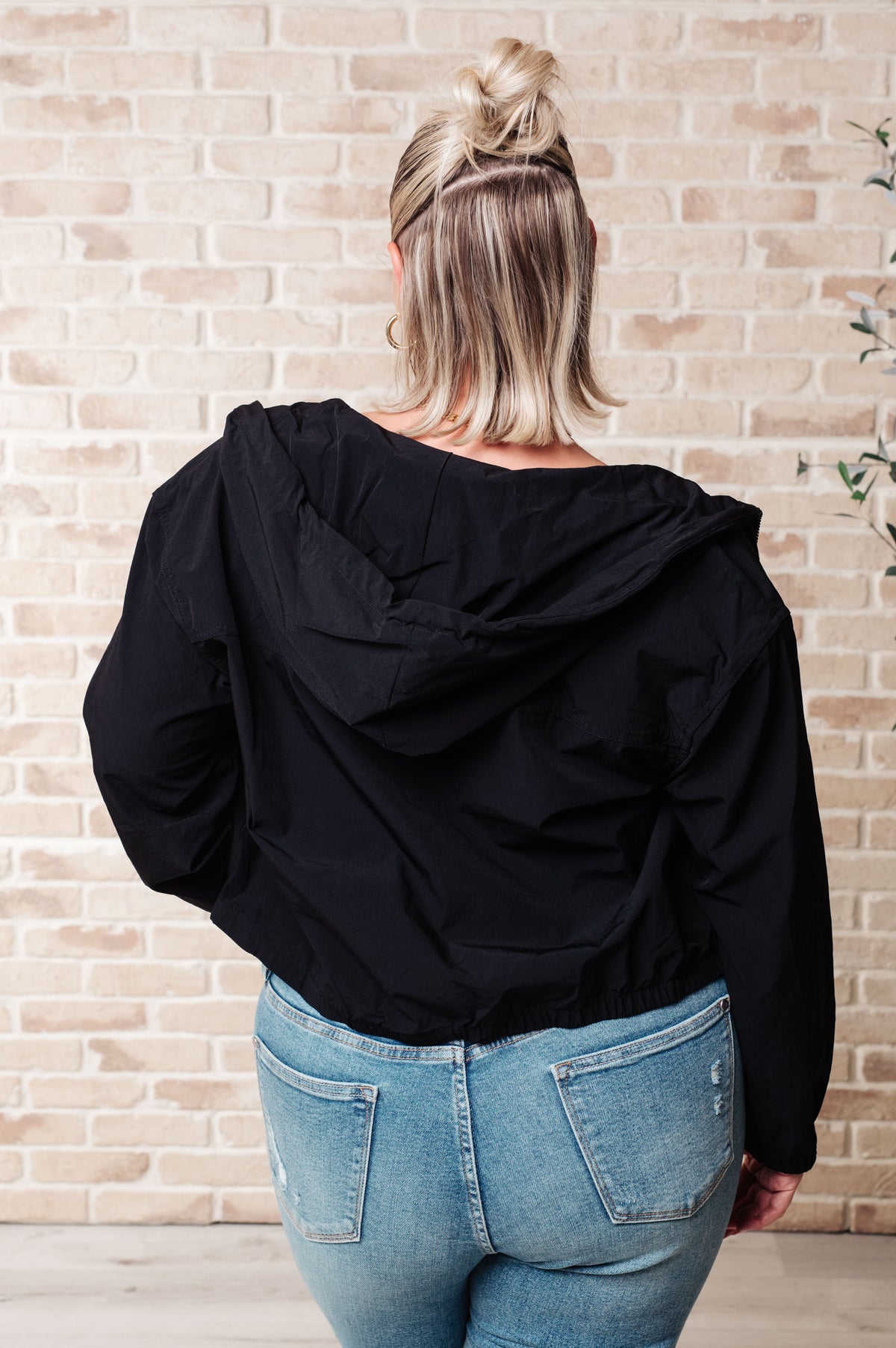 Sky of Only Clouds Zip Up in Black - 10/20/2025