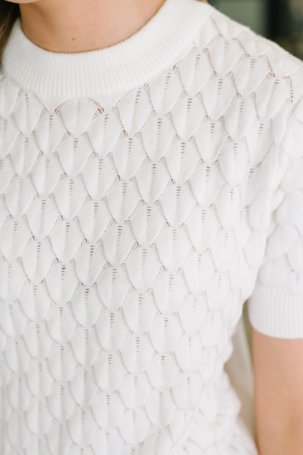 So Intriguing Textured Knit Top - 7/31/2026