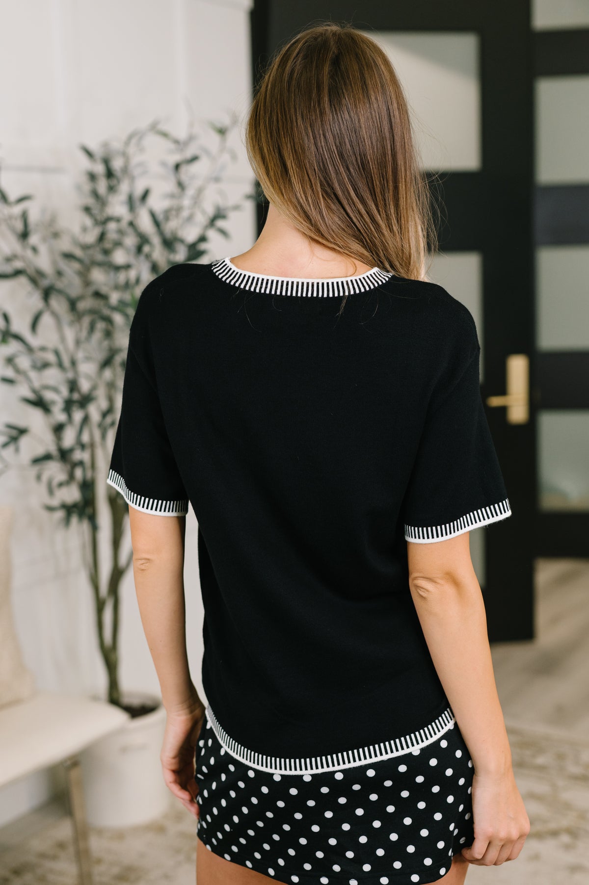 So Totally Me Trim Detail Casual Top - 8/14/2026
