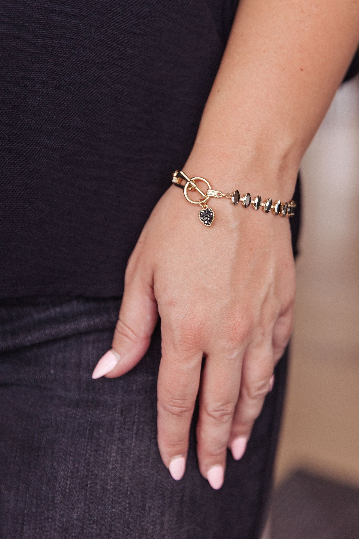 Sofia Toggle Bracelet In Gold - 8/22/2023