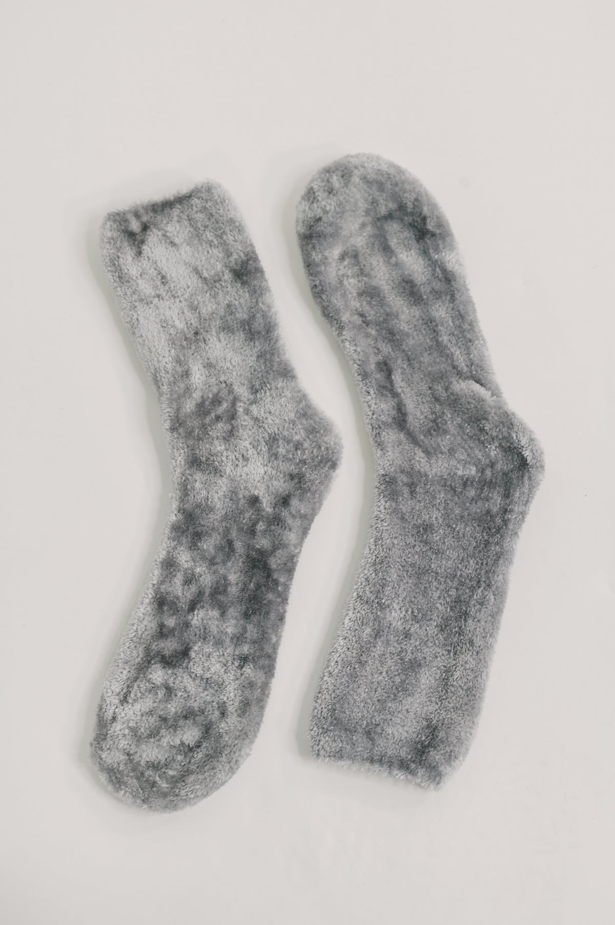 Soft Form Luxury Chenille Socks in Grey - 11/13/2026