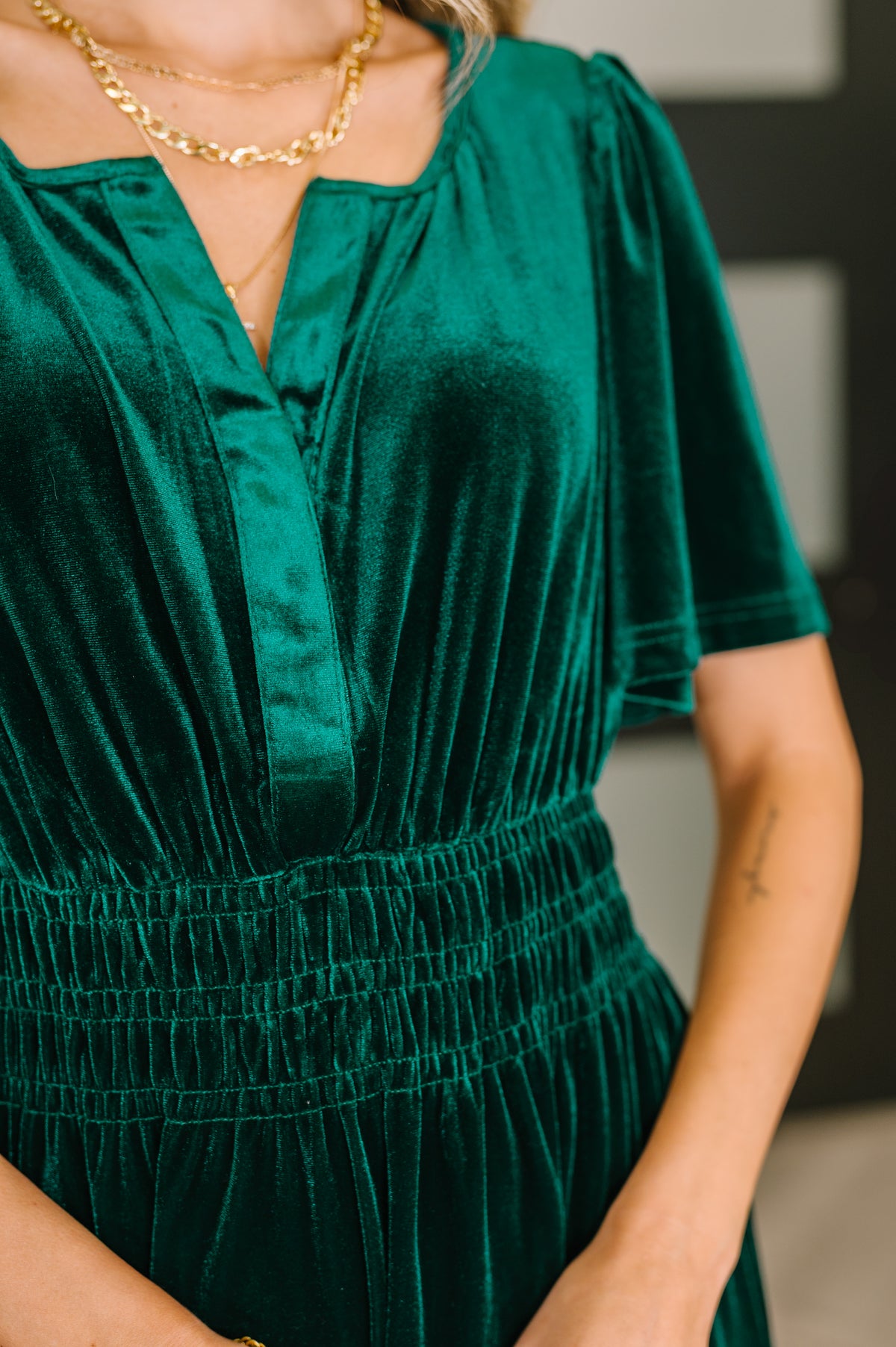 Softest Touch Velvet Tiered Dress - 12/5/2025