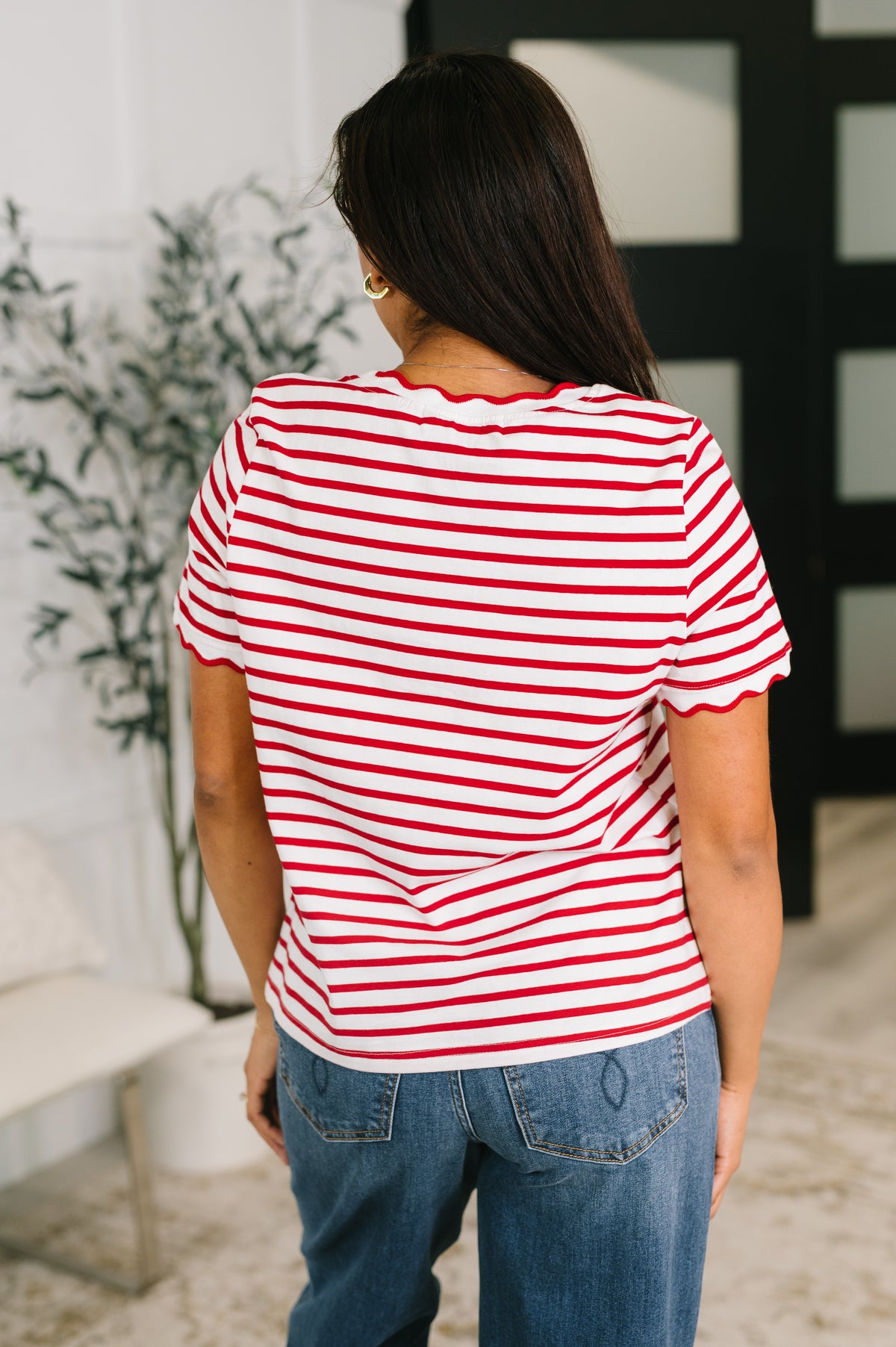 Something New Scalloped Hem Top - 5/26/2026