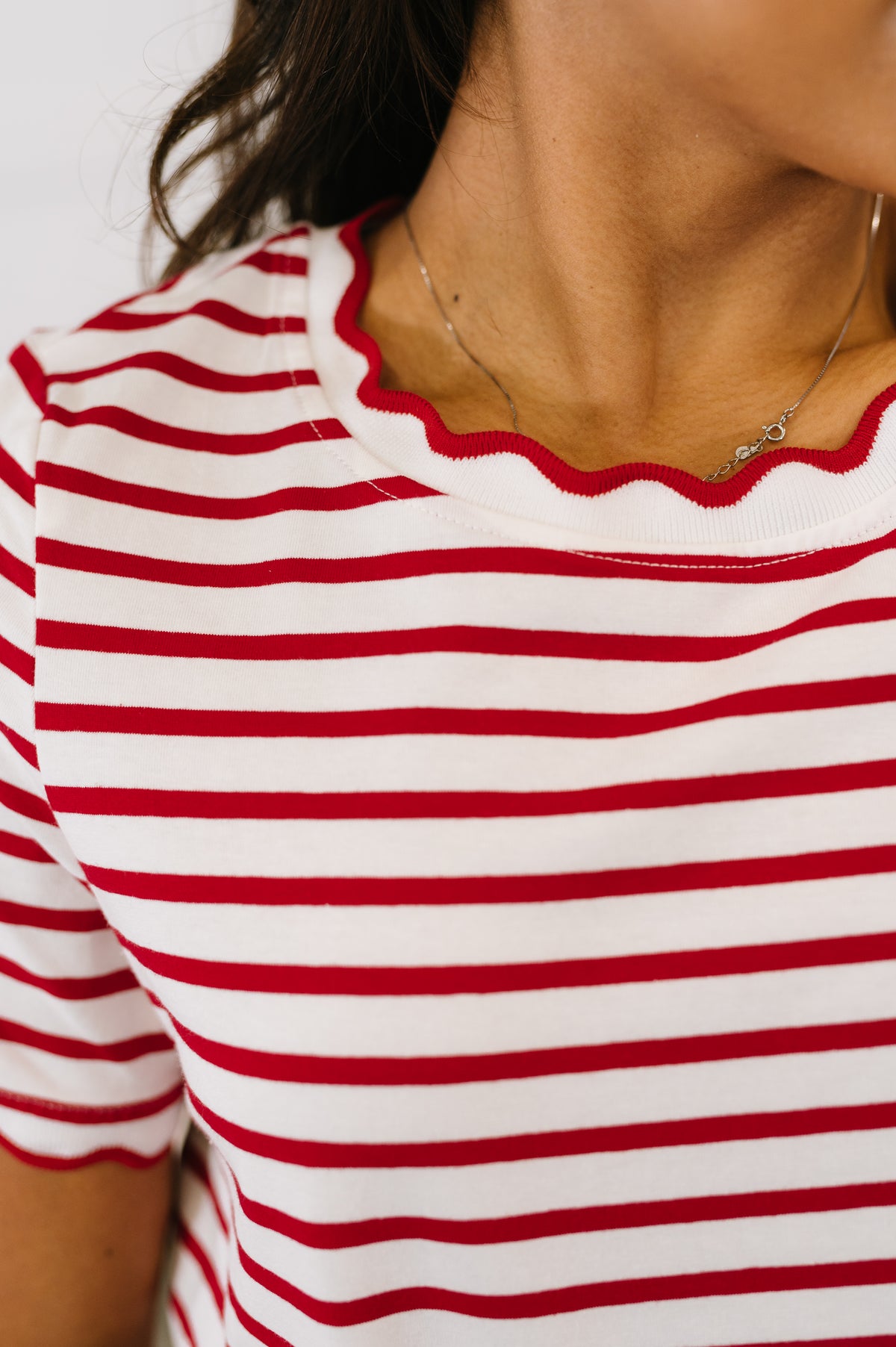 Something New Scalloped Hem Top - 5/26/2026