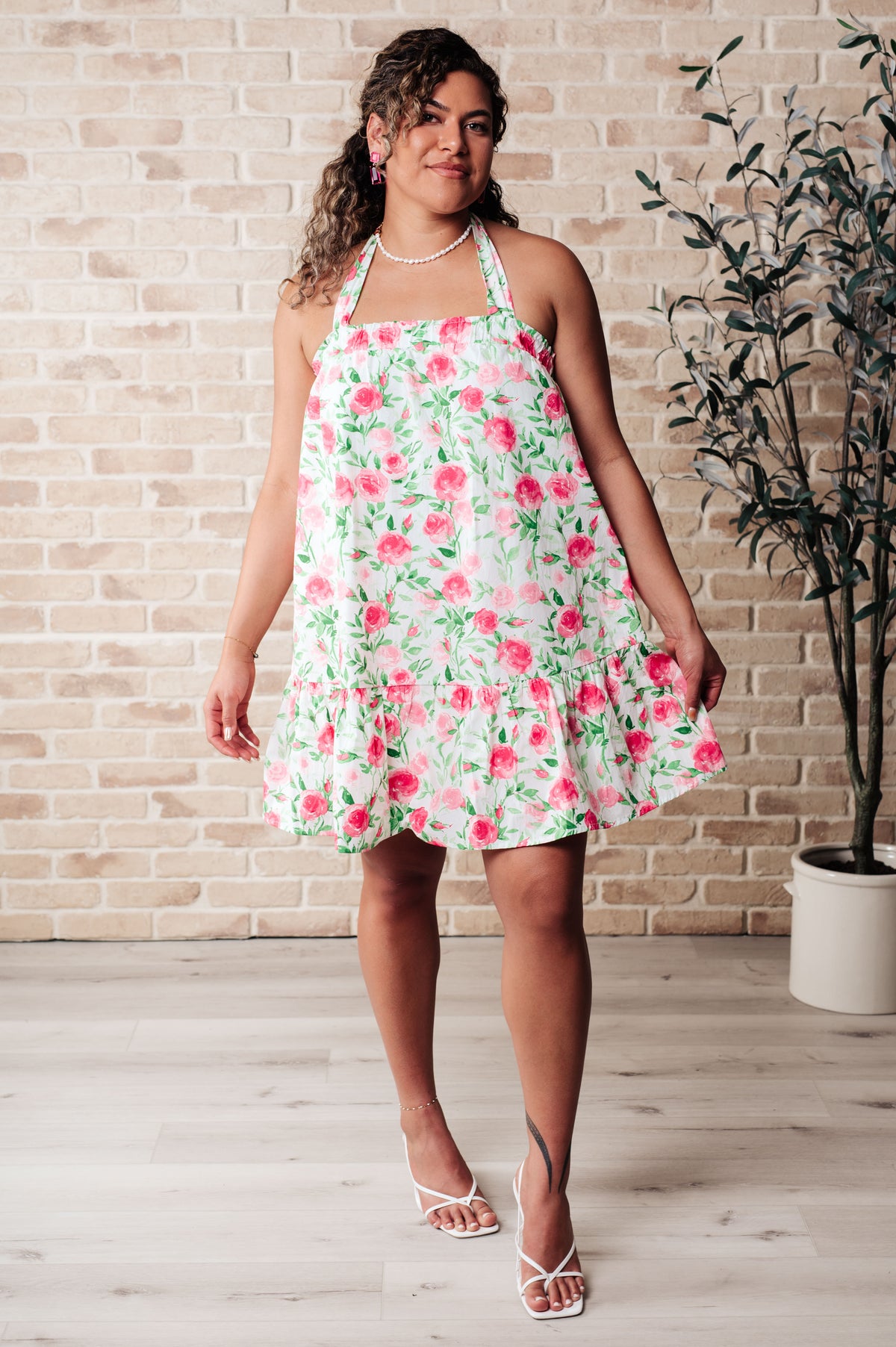 Soul Tied Floral Dress in Pink - 7/2/2024