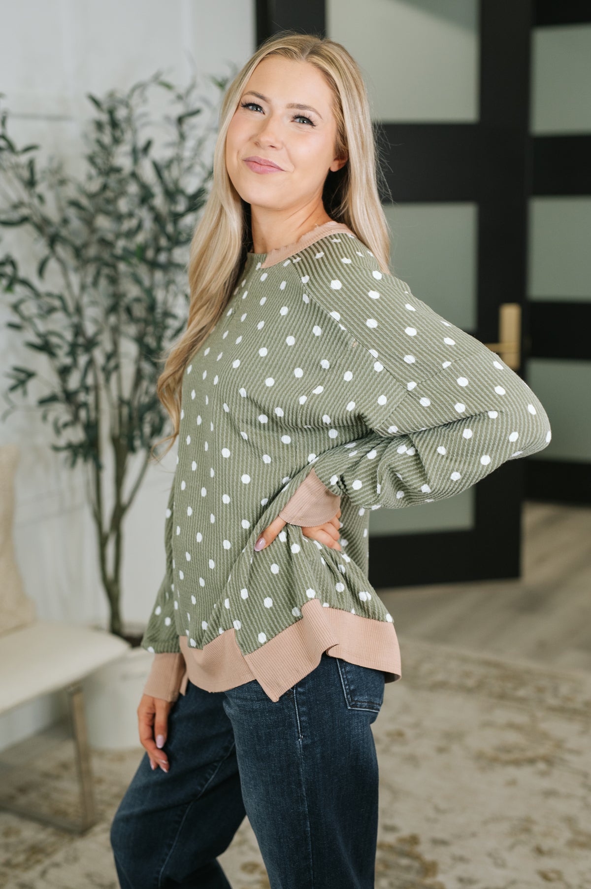 Speaks for Itself Textured Relaxed Pullover - 10/16/2026