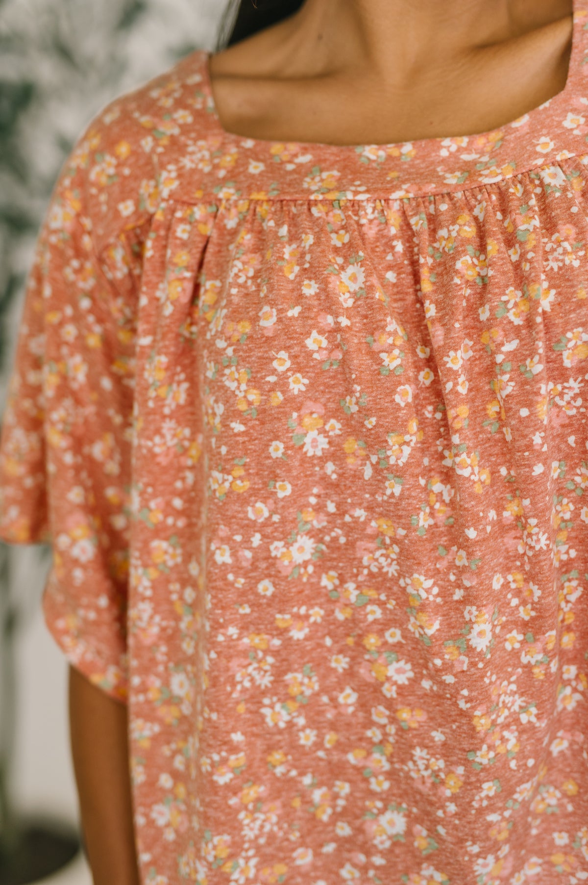 Spring Breeze Square Beck Top in Dusty Rose - 2/27/2026