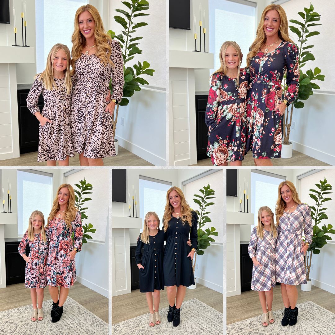 Matching Bailey Dress in Assorted Prints - RTS