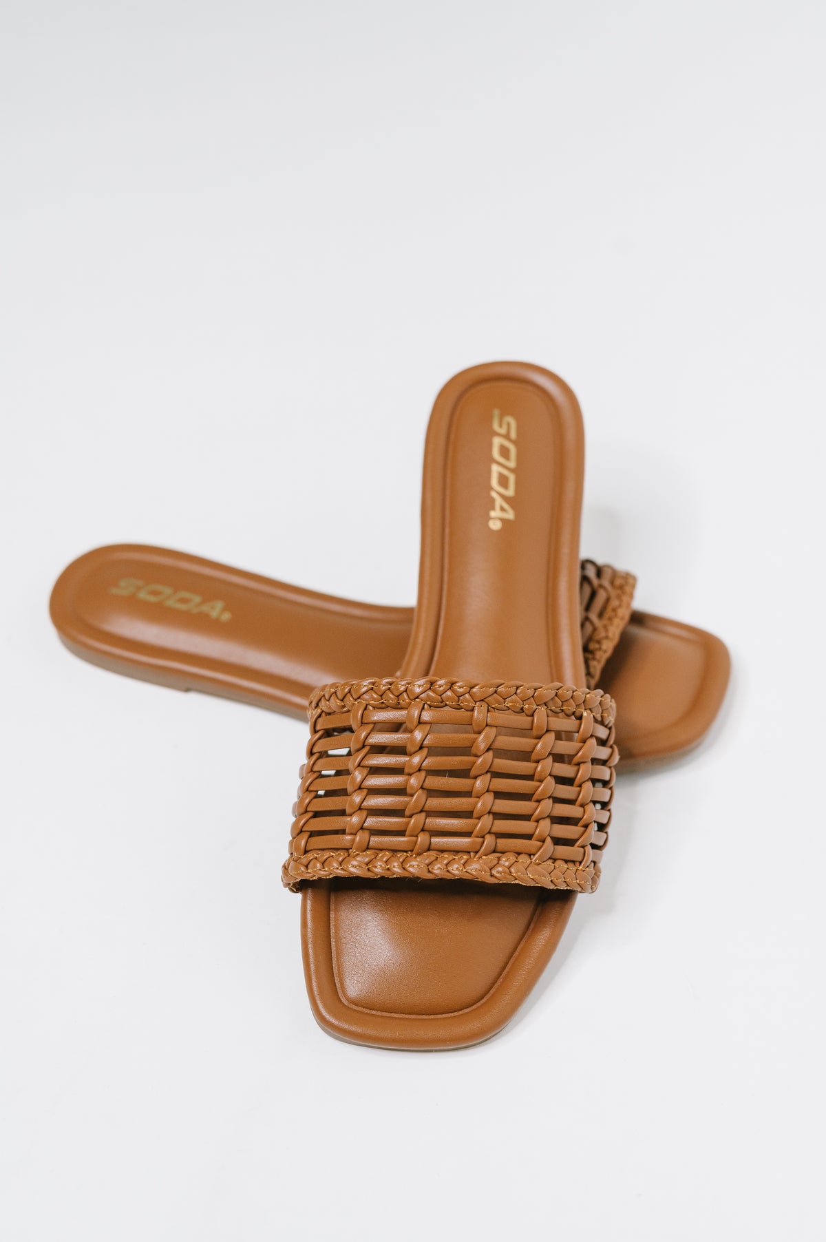 Stair Cognac Woven Slip On Sandal - 7/14/2026