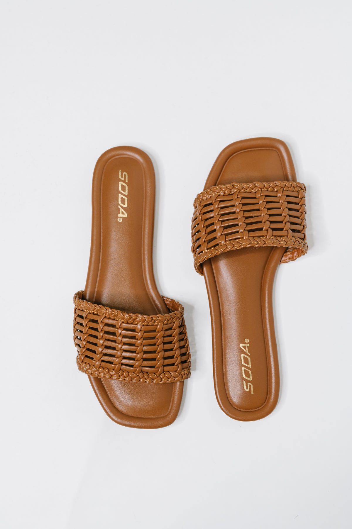 Stair Cognac Woven Slip On Sandal - 7/14/2026