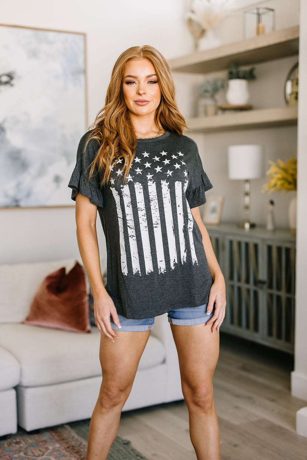 Stars and Stripes Graphic T-Shirt - 6/6/2023