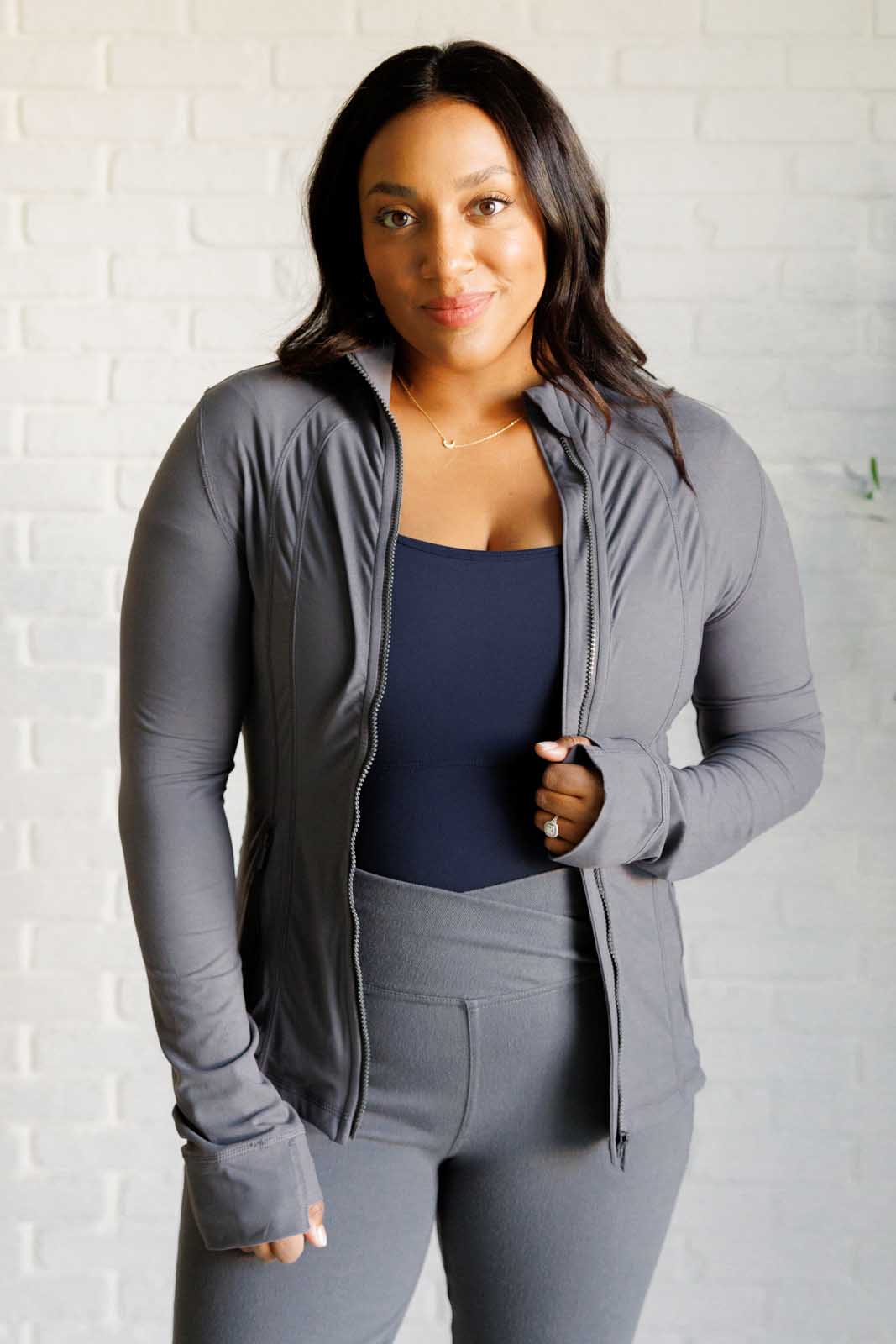 Staying Swift Activewear Jacket in Titanium - 9/19/2024