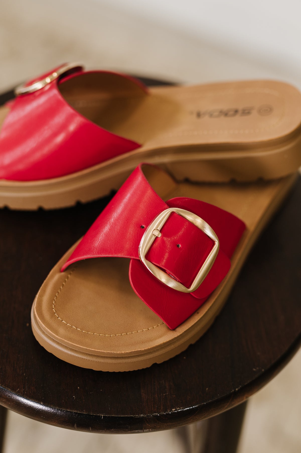Strawberry Slip on Slide in Delight Red - 7/1/2025 NEW