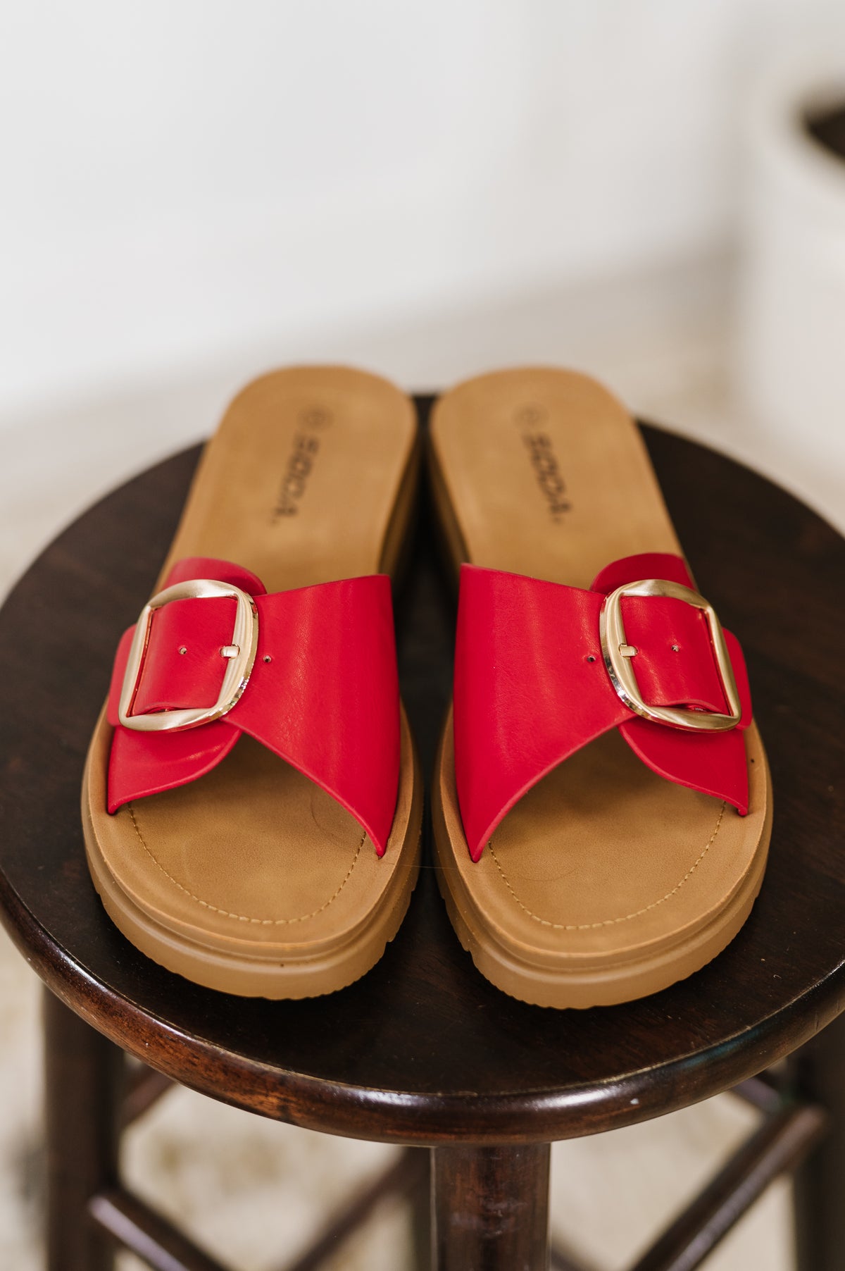 Strawberry Slip on Slide in Delight Red - 7/1/2025 NEW