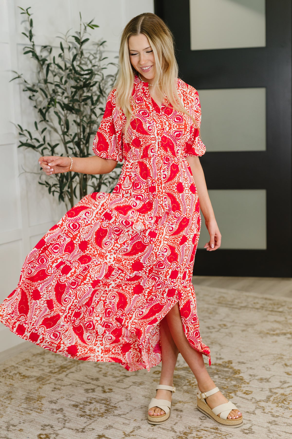 Strolling By Floral Maxi Dress - 8/12/2025 NEW