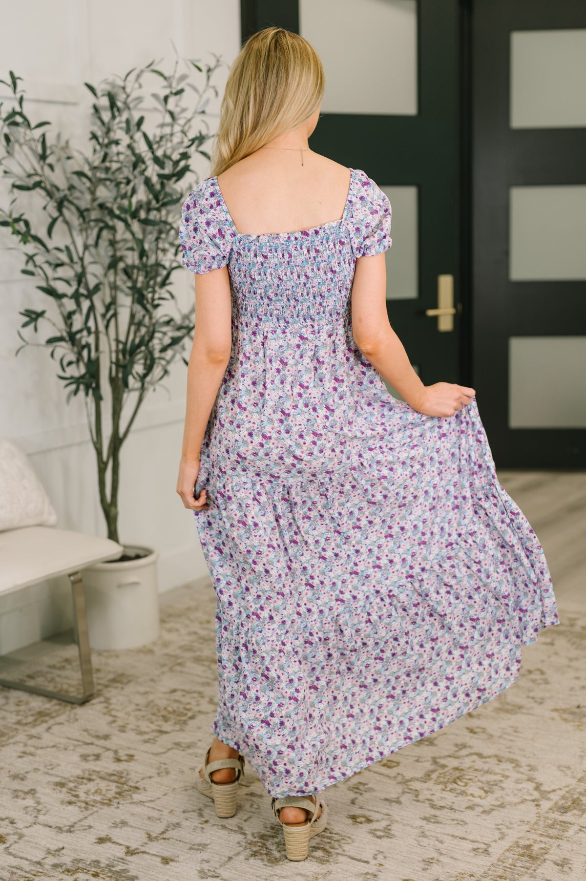 Sugar Talking Tiered Dress in Floral Print - 5/1/2026 NEW