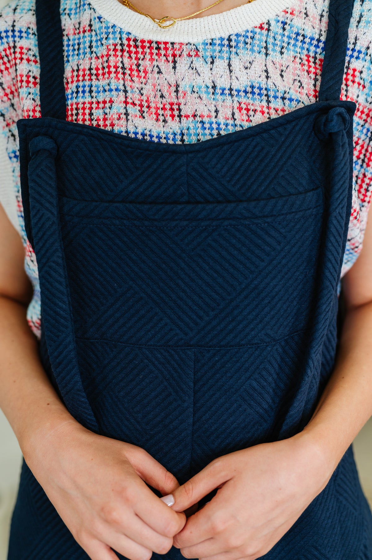 Suit Yourself Adjustable Strap Jumpsuit in Navy - 7/15/2025