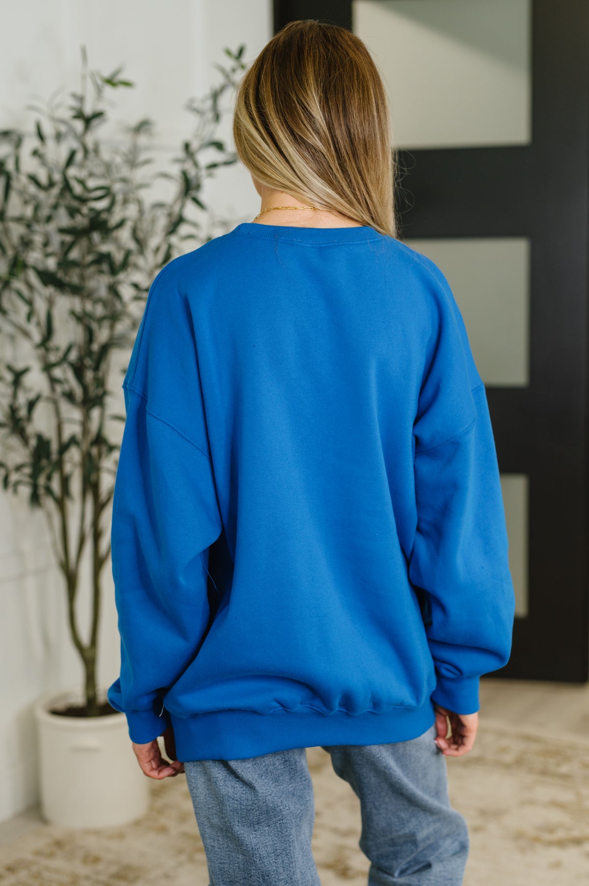 Sunday Snug Relaxed Pullover in Ocean Blue - 8/13/2025