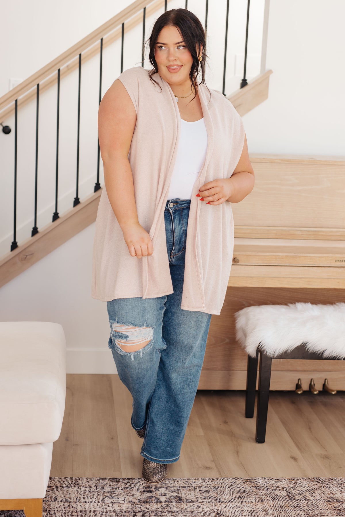 Surely a Win Sleeveless Cardigan - 8/28/2025