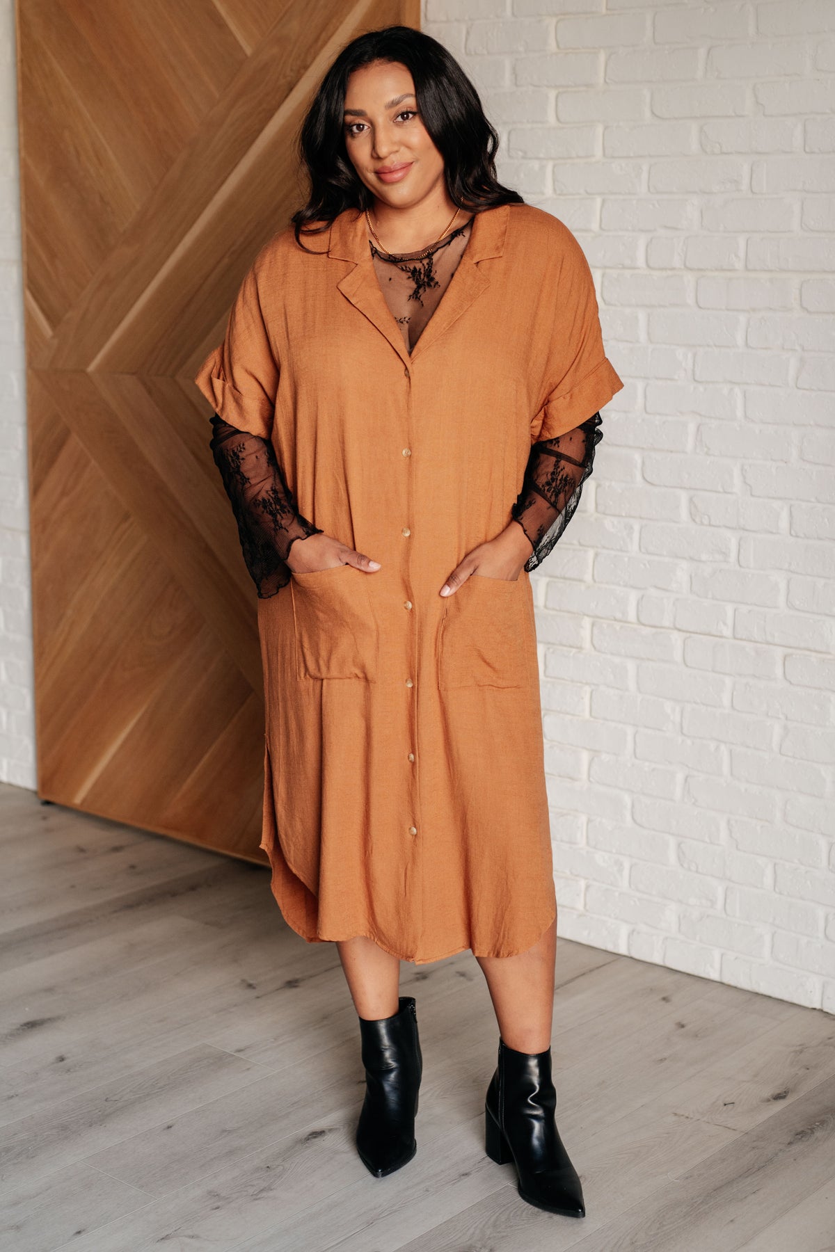 Sure to Be Great Shirt Dress - 10/29/2024