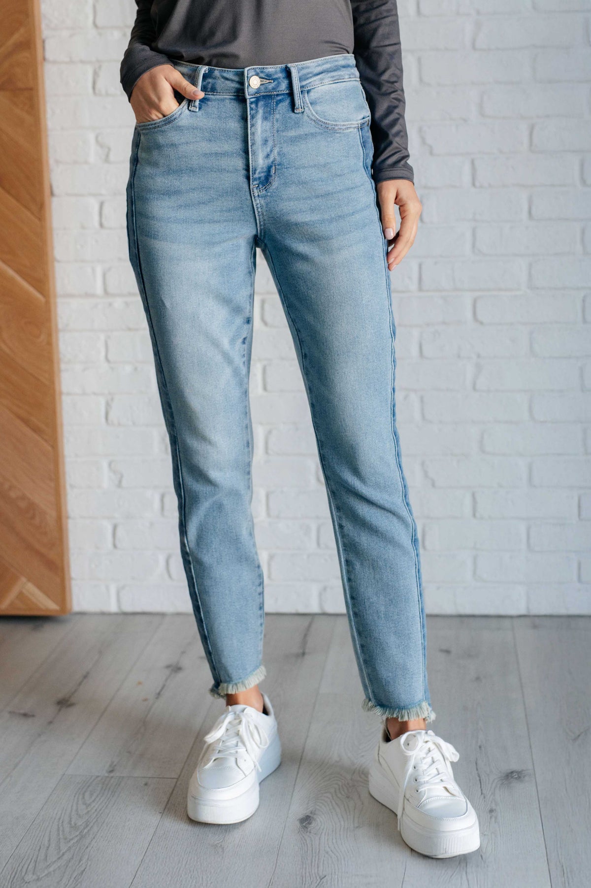 Susan High Rise Side Panel Detail Slim Jeans - 10/30/2024