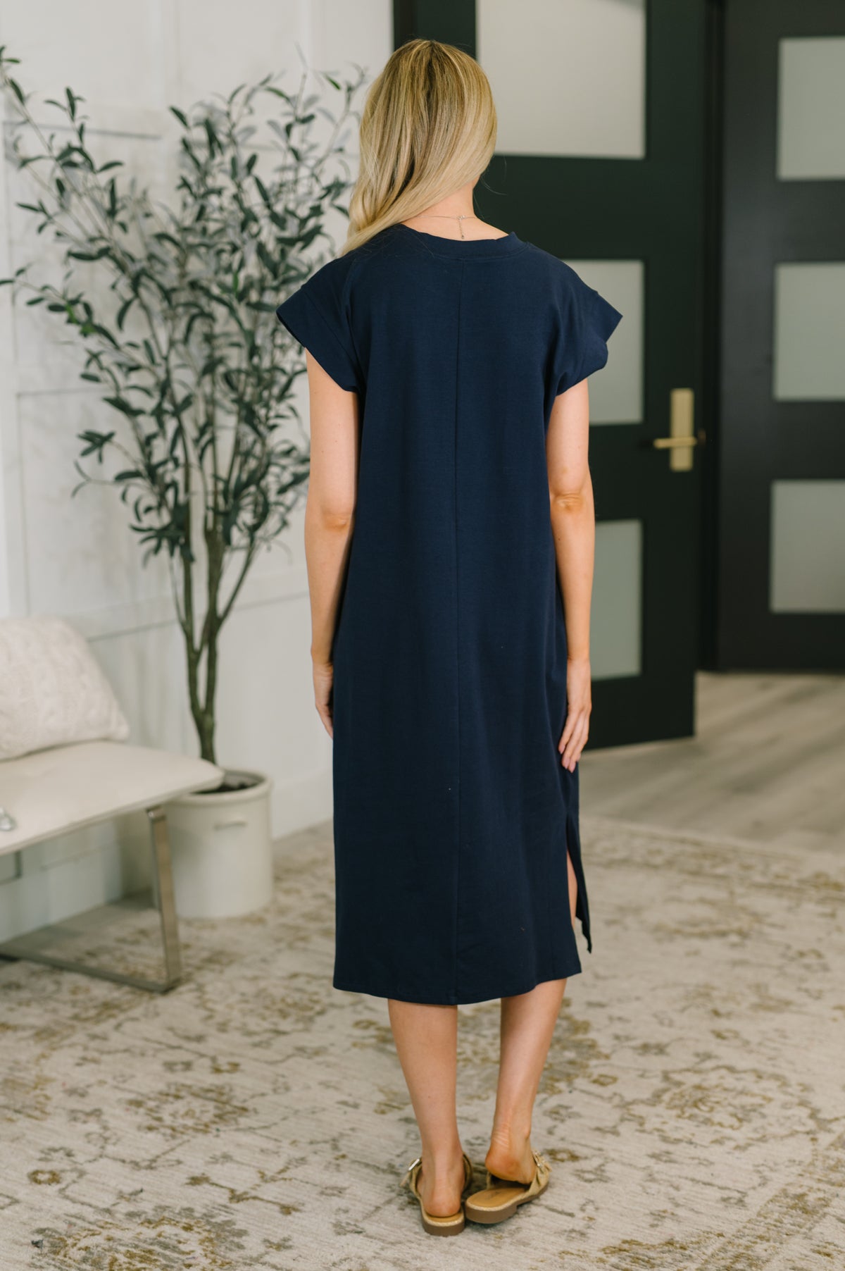 Sweet Like That Casual Dress in Navy - 4/29/2026