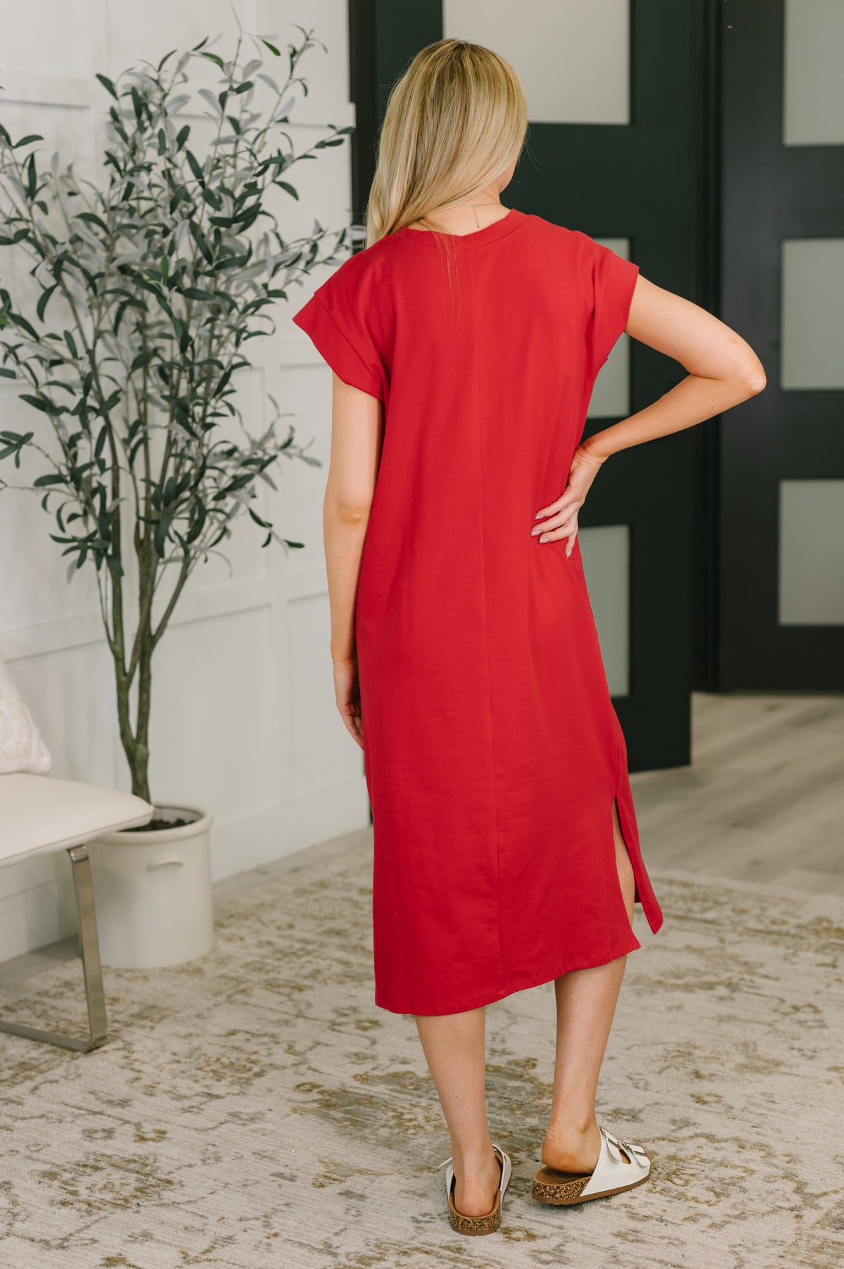 Sweet Like That Casual Dress in Ruby - 4/29/2026