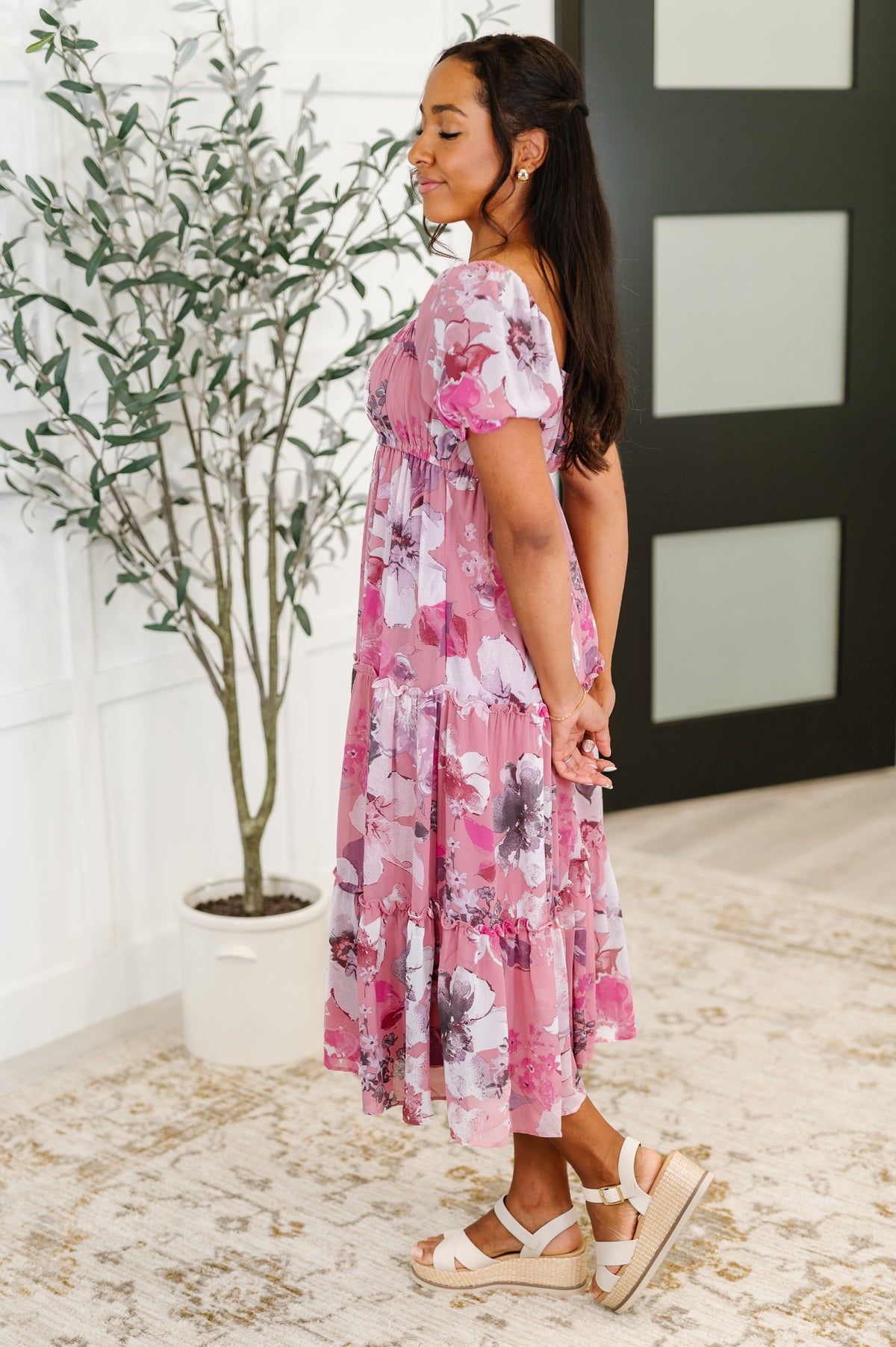 Sweetheart Club Square Neck Floral Dress - 6/10/2025 NEW