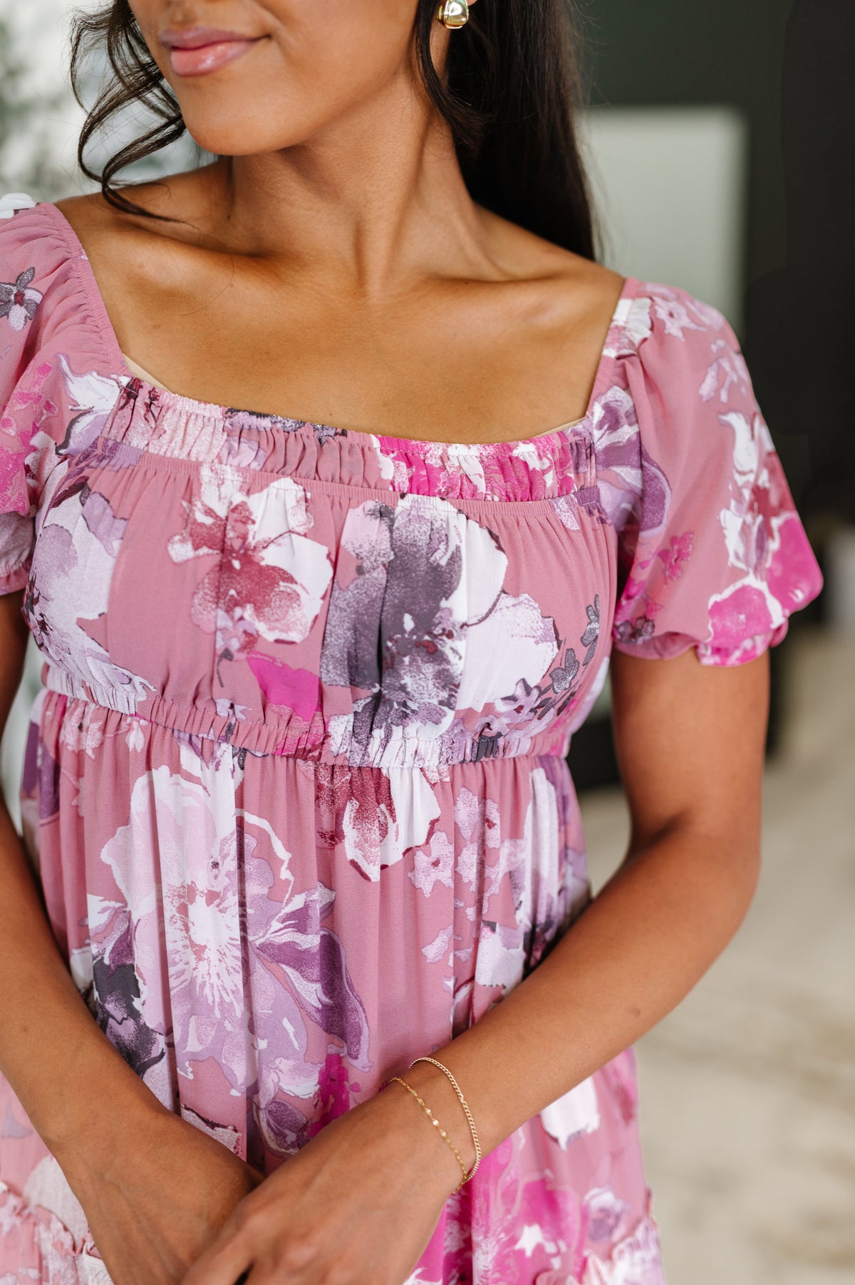 Sweetheart Club Square Neck Floral Dress - 6/10/2025 NEW