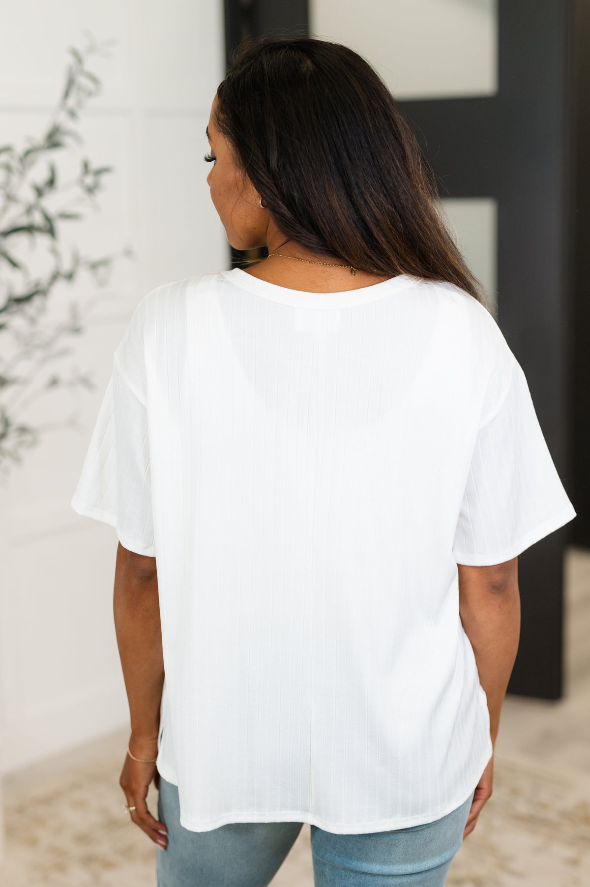 Take It Easy Slouchy Tee in Ivory - 5/20/2025