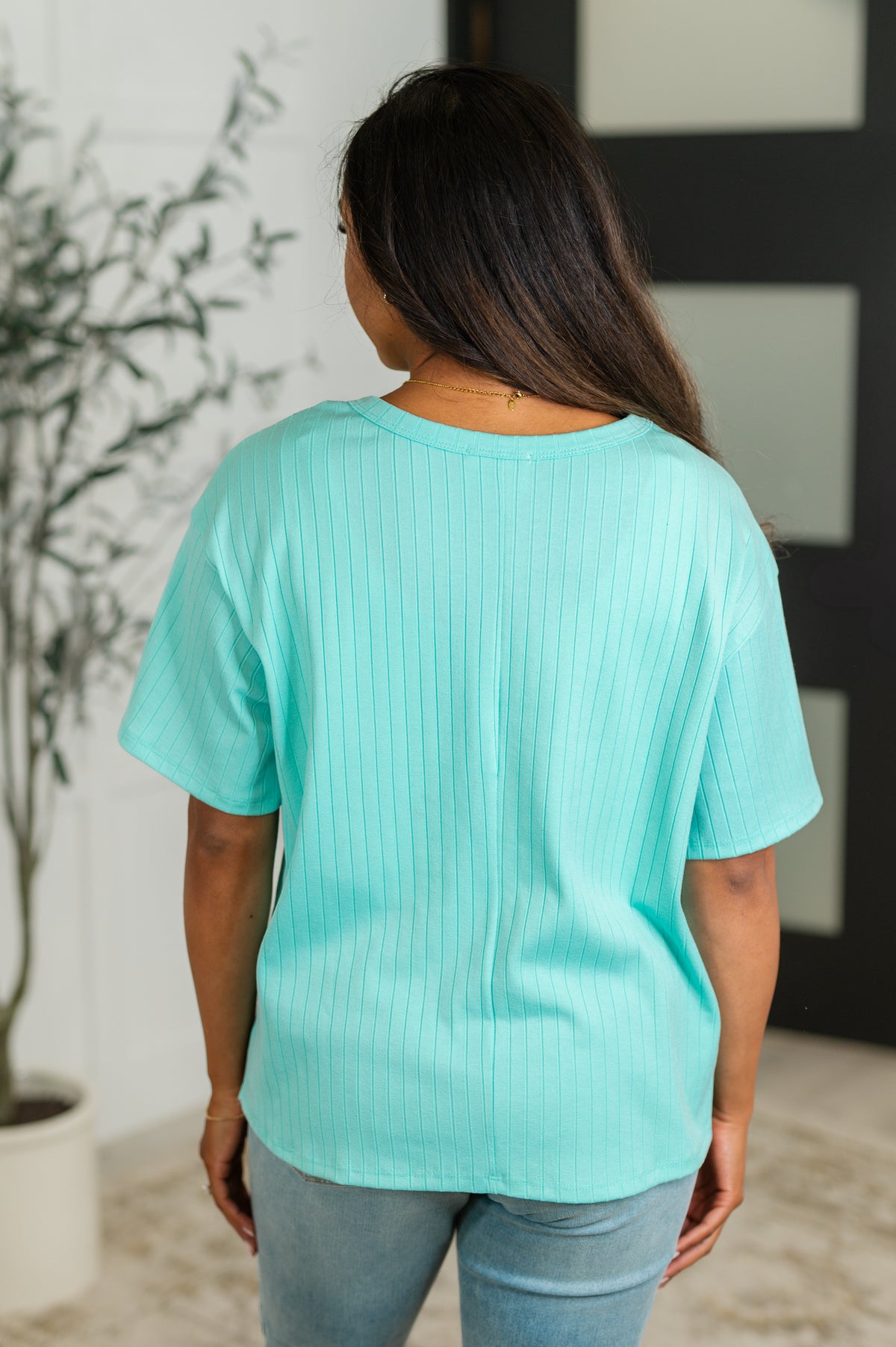 Take It Easy Slouchy Tee in Mint - 5/20/2025