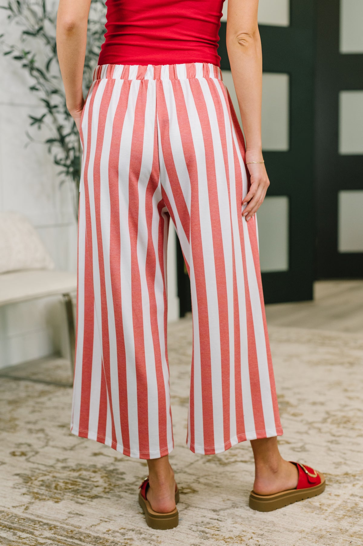 Take Your Time High Waisted Wide Leg Bottoms - 6/9/2026