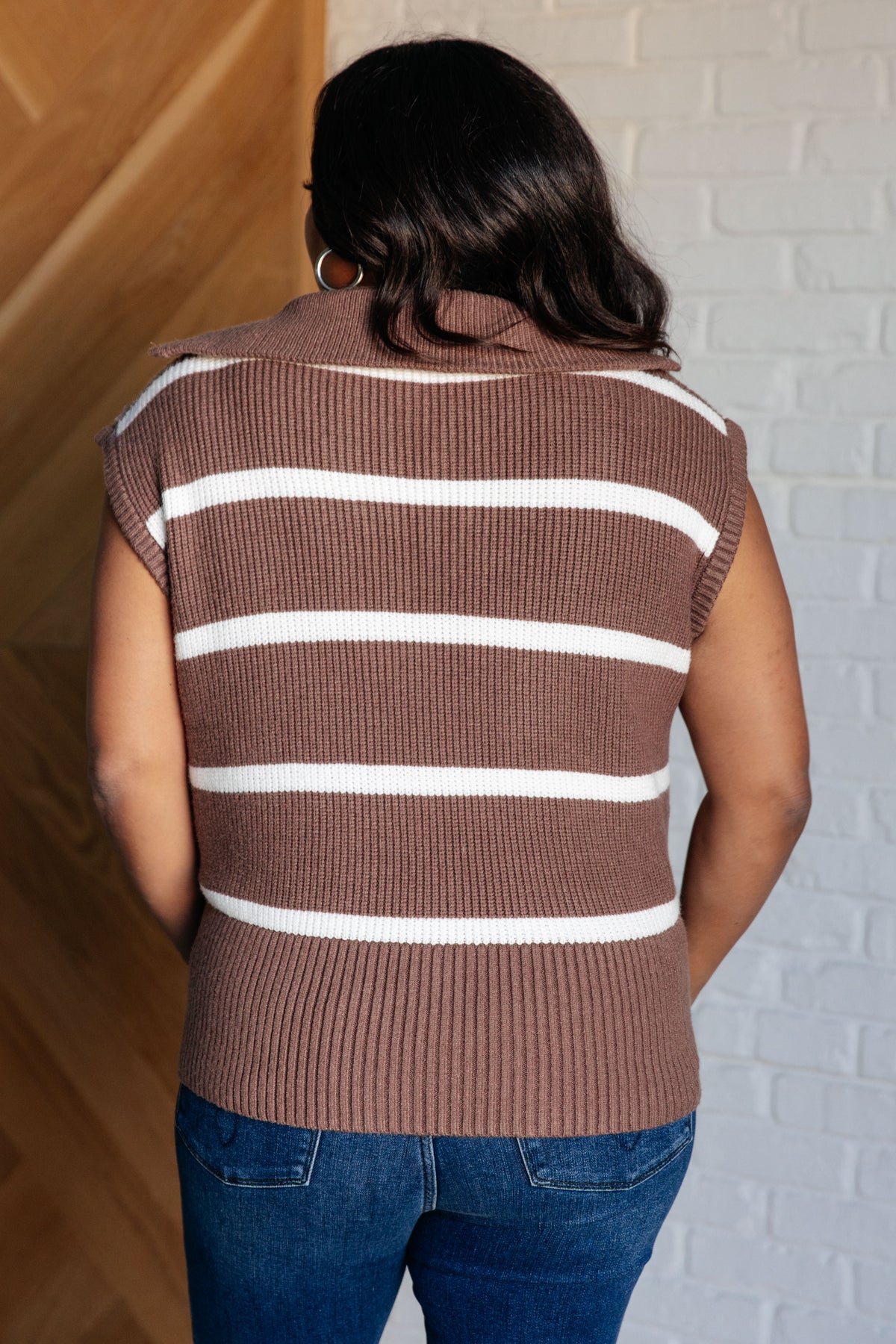 Tea Service 1/4 Zip Sleeveless Sweater - 11/14/2024