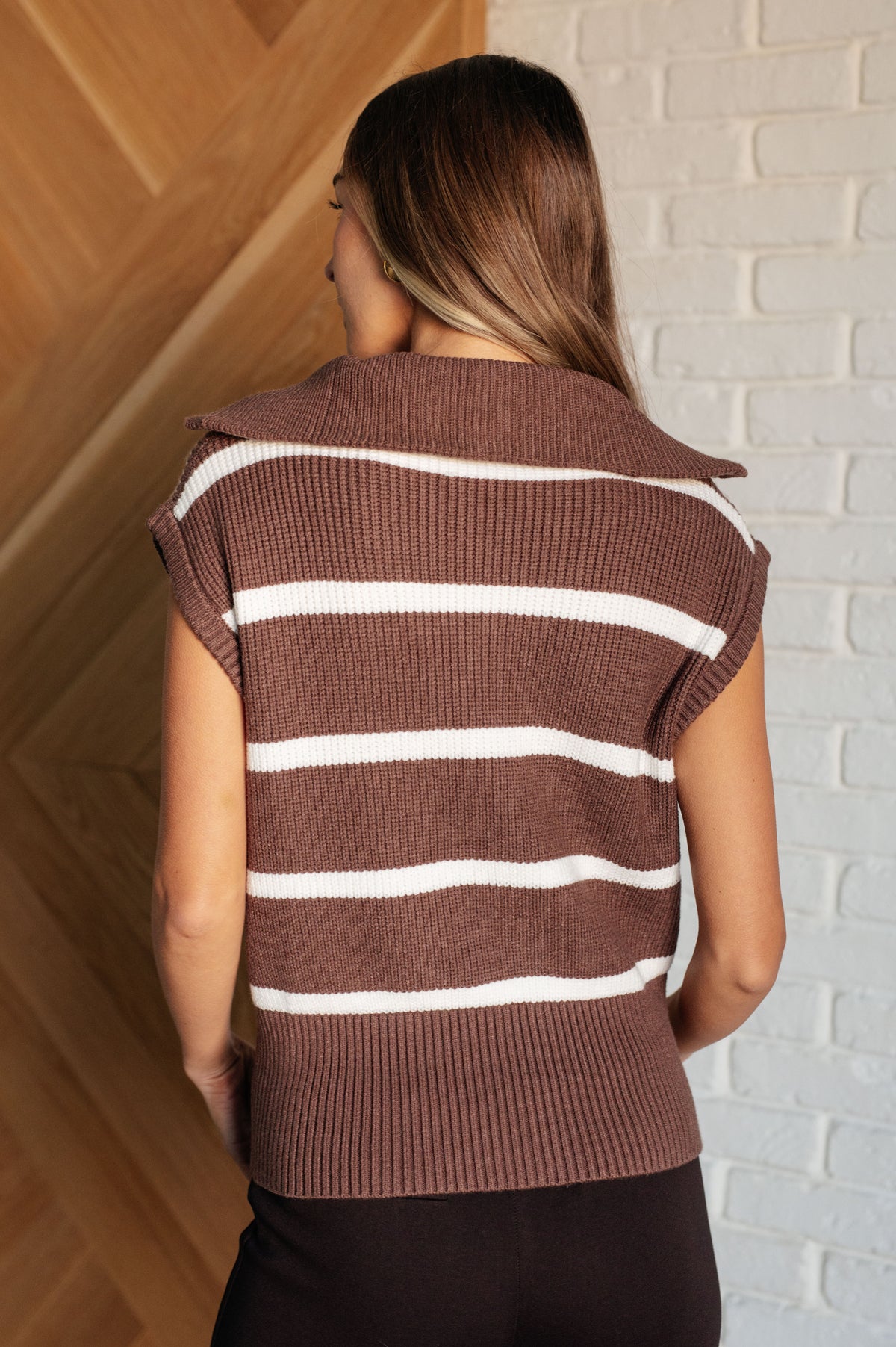 Tea Service 1/4 Zip Sleeveless Sweater - 11/14/2024