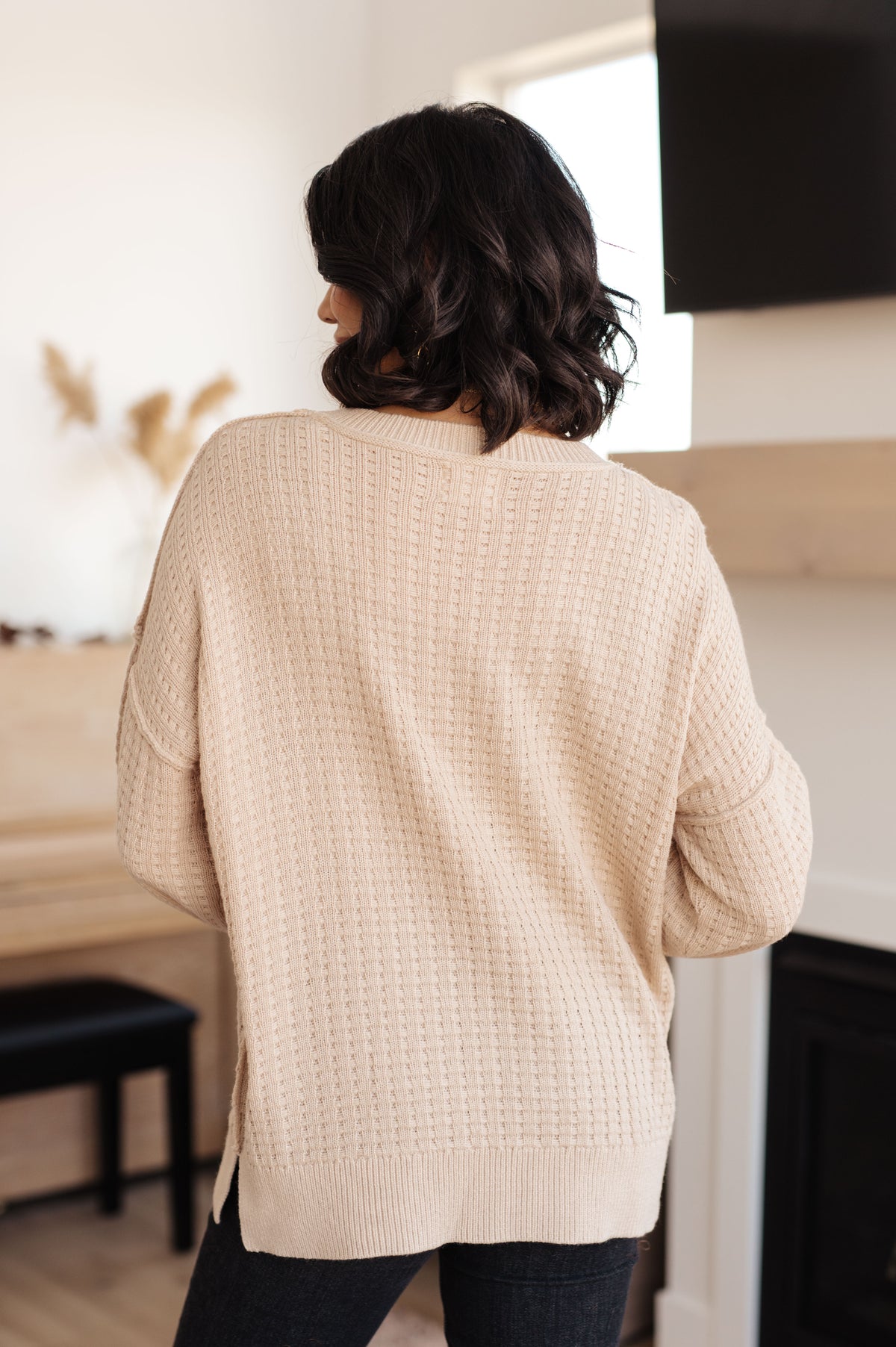 Terrifically Textured Sweater in Mocha - 11/21/2023