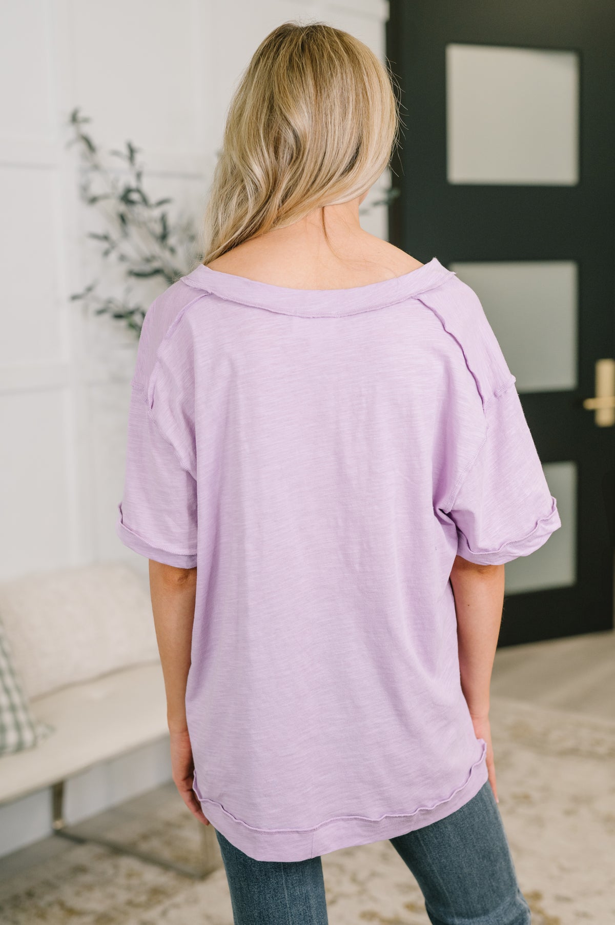 Thanks To You Relaxed Tee in Lilac - 6/2/2026