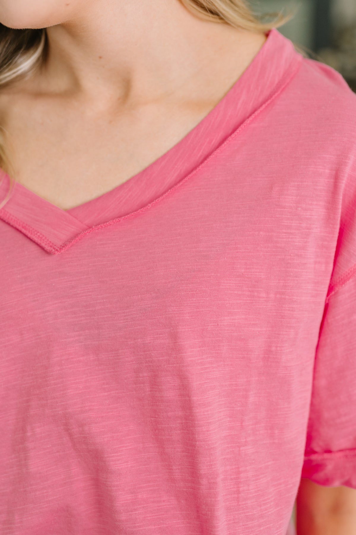 Thanks To You Relaxed Tee in Pink - 6/2/2026