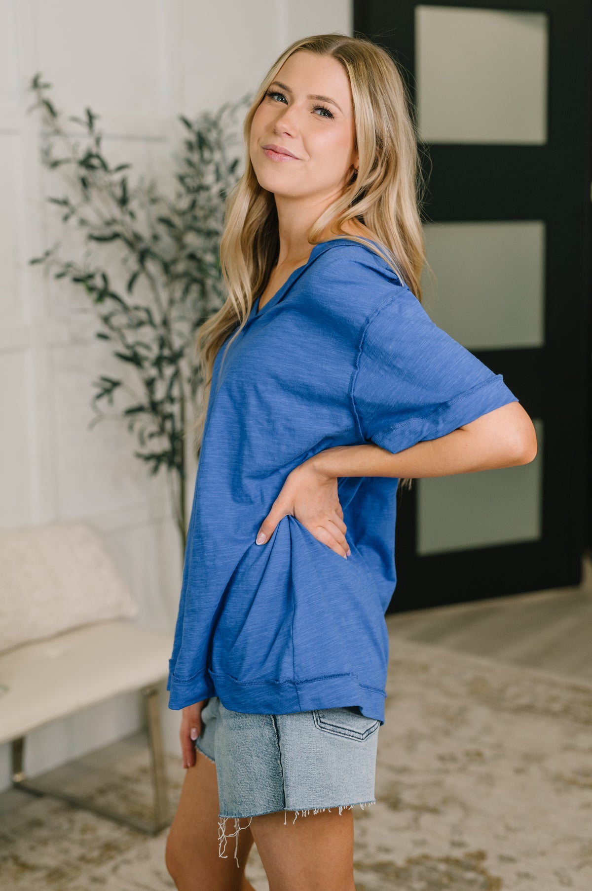 Thanks To You Relaxed Tee in Royal Blue - 6/2/2026